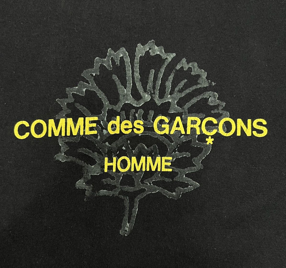 Comme des Garcons Comme des Garcons Homme - 2001 Rare Floral Logo T-Shirt Size US M / EU 48-50 / 2 - 4 Thumbnail