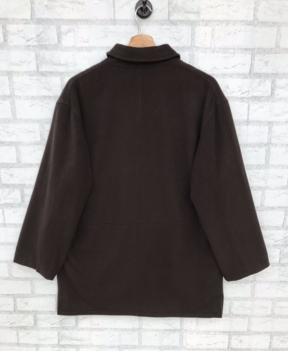 Designer × Lanvin Lanvin Classique Wool Jacket Brown Colour Size US L / EU 52-54 / 3 - 2 Thumbnail