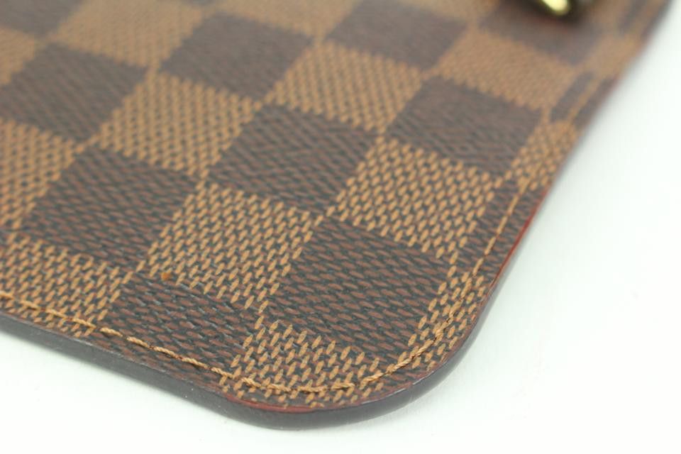 Louis Vuitton Damier Ebene Neverfull Pochette PM Wristlet