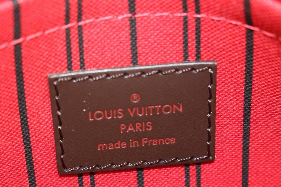 Louis Vuitton Damier Ebene Neverfull Pochette PM Wristlet