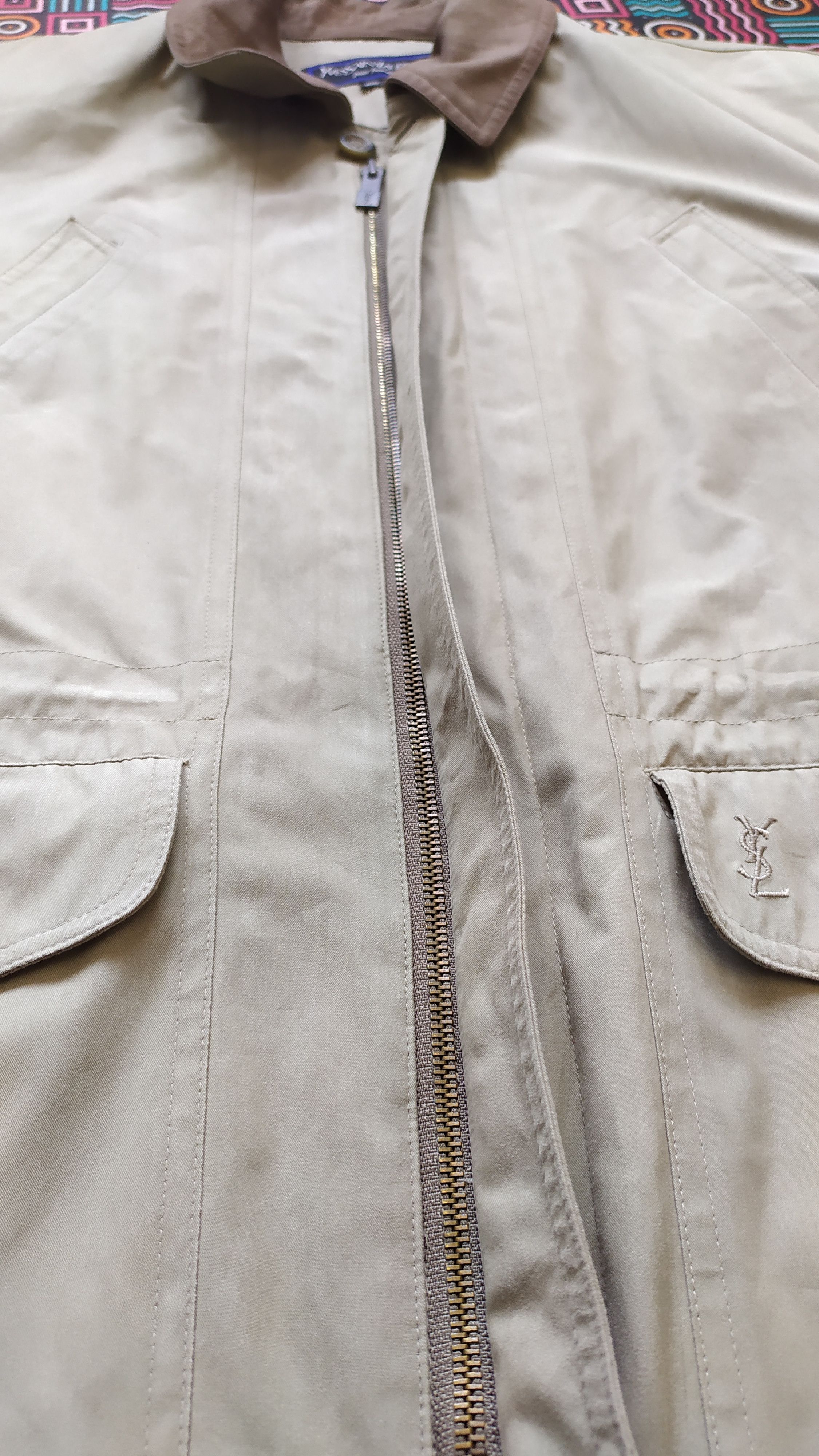 Yves Saint Laurent Vintage YVES SAINT LAURENT POUR HOMME light jacket size 100 Size US M / EU 48-50 / 2 - 10 Thumbnail
