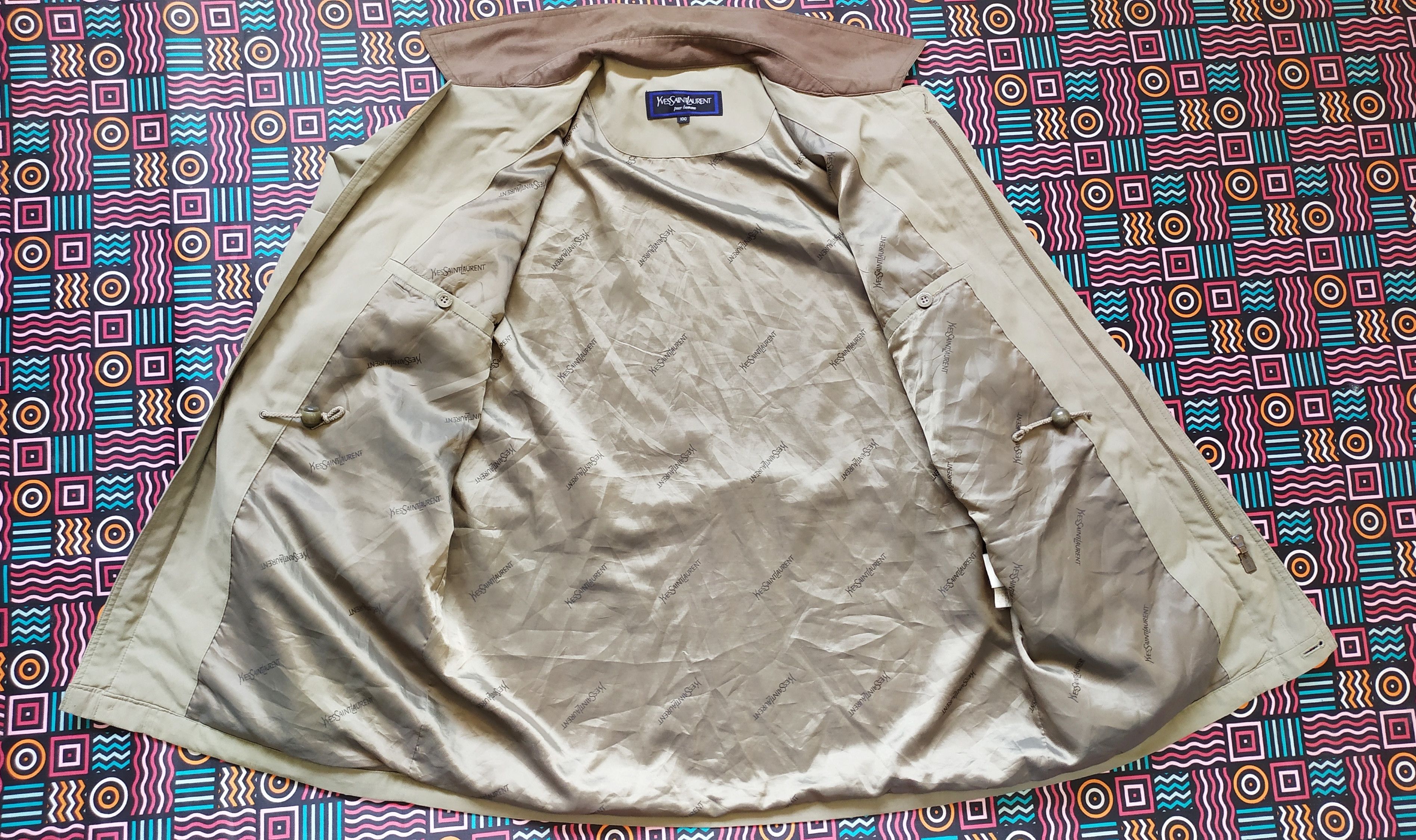 Yves Saint Laurent Vintage YVES SAINT LAURENT POUR HOMME light jacket size 100 Size US M / EU 48-50 / 2 - 11 Thumbnail