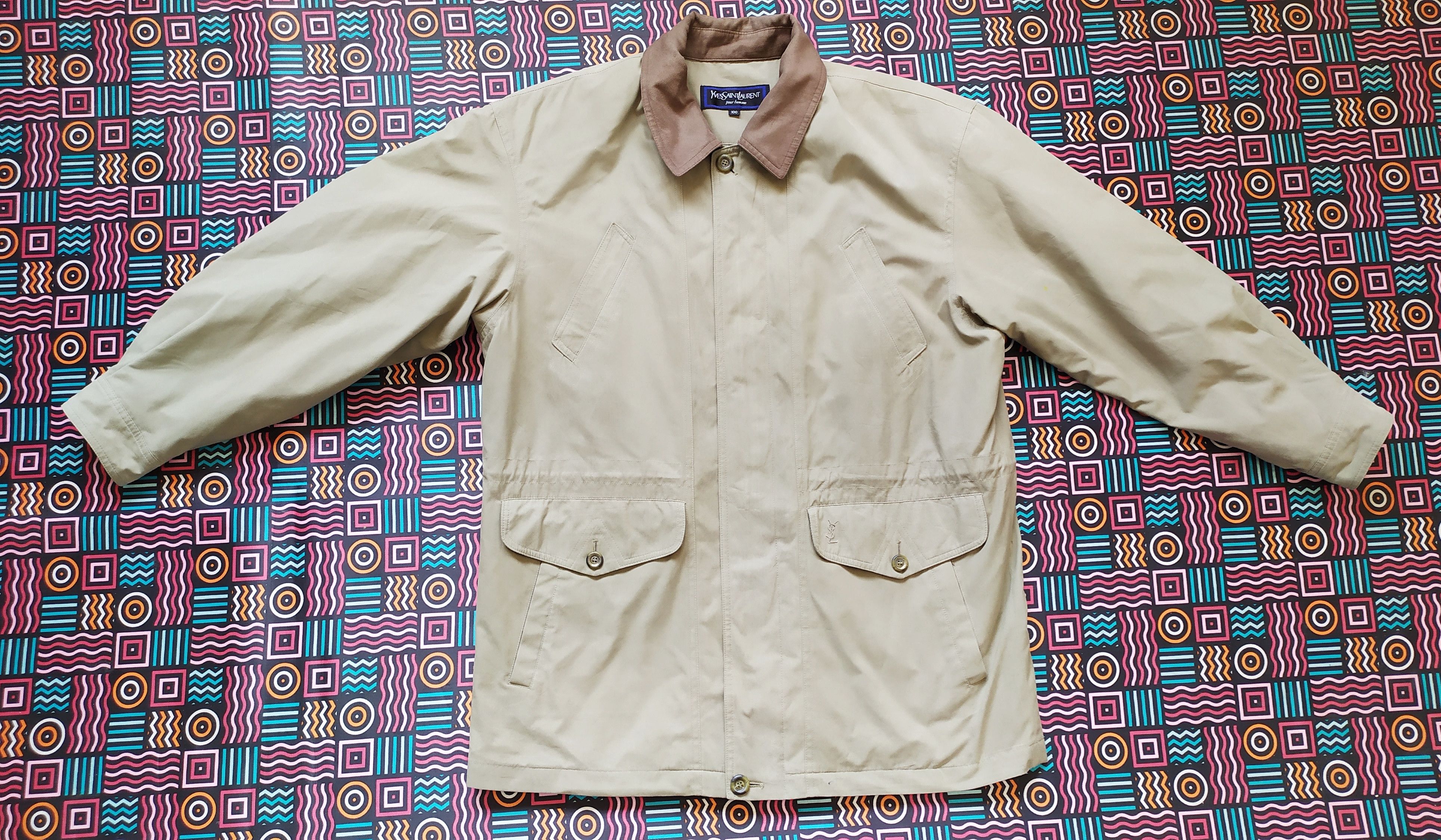 Yves Saint Laurent Vintage YVES SAINT LAURENT POUR HOMME light jacket size 100 Size US M / EU 48-50 / 2 - 3 Thumbnail