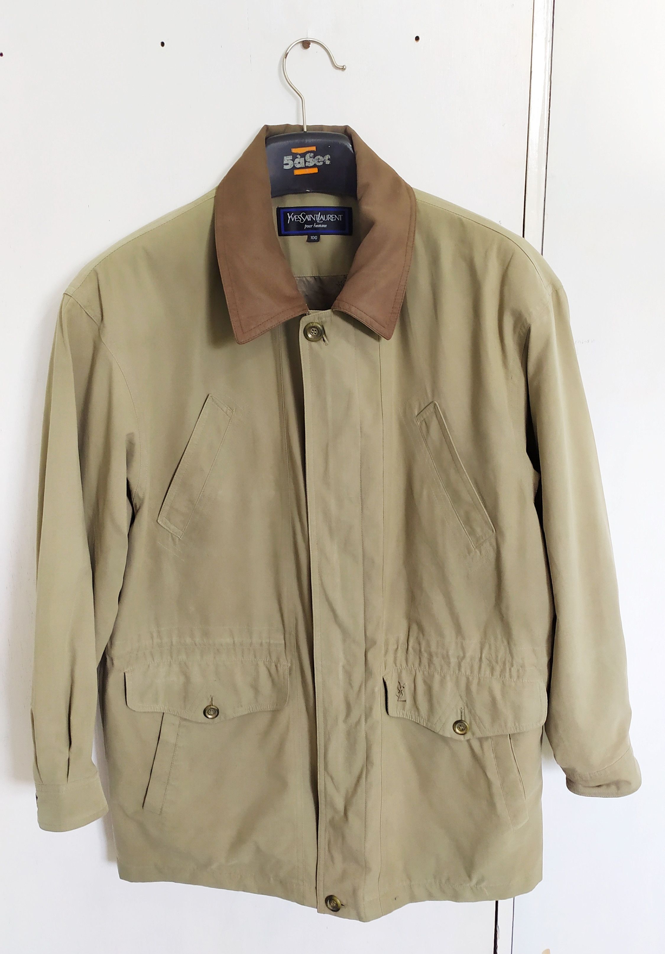 Yves Saint Laurent Vintage YVES SAINT LAURENT POUR HOMME light jacket size 100 Size US M / EU 48-50 / 2 - 1 Thumbnail