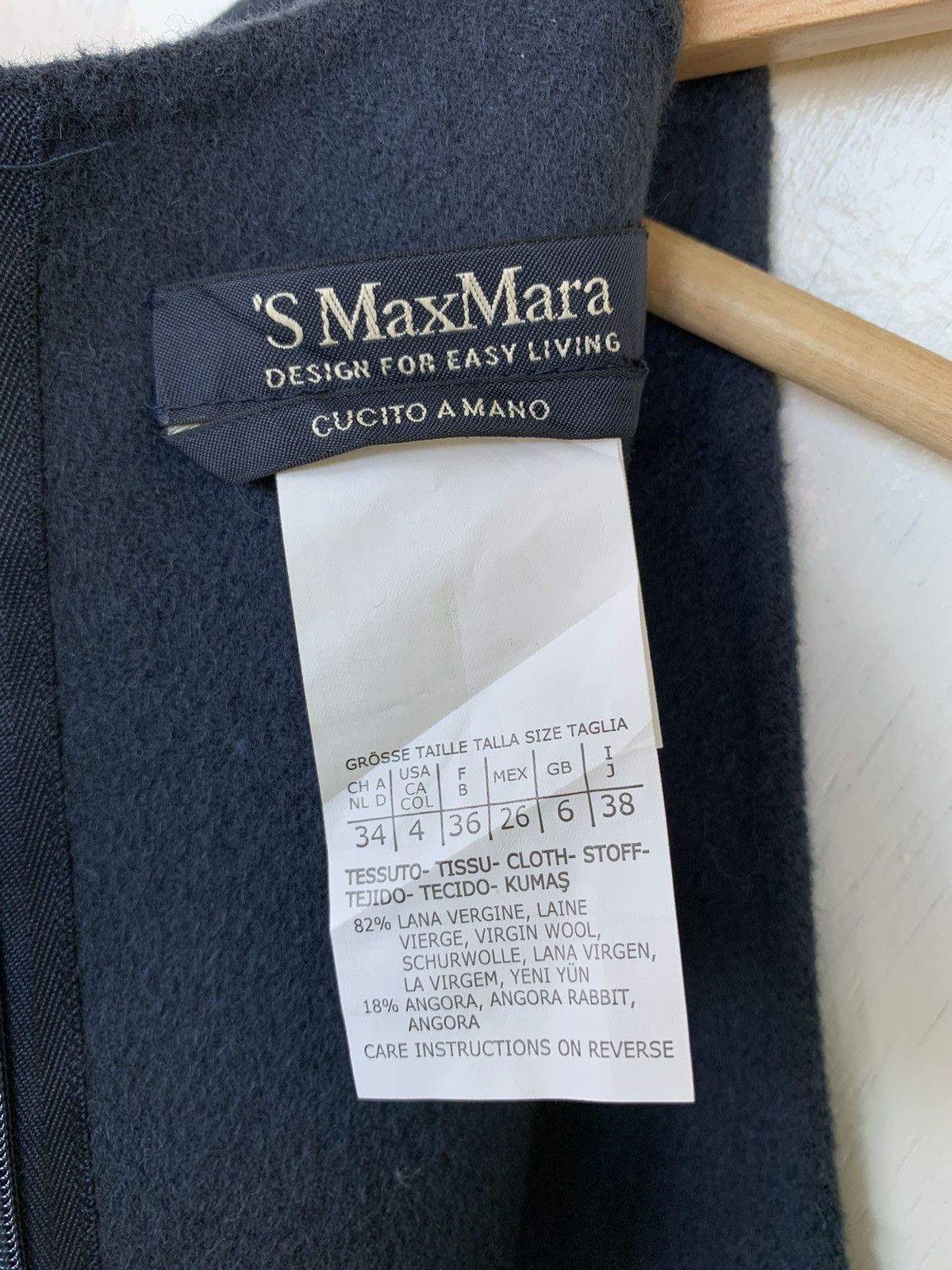Designer × Max Mara × Vintage Max Mara Cucito Amano Size XS / US 0-2 / IT 36-38 - 11 Thumbnail
