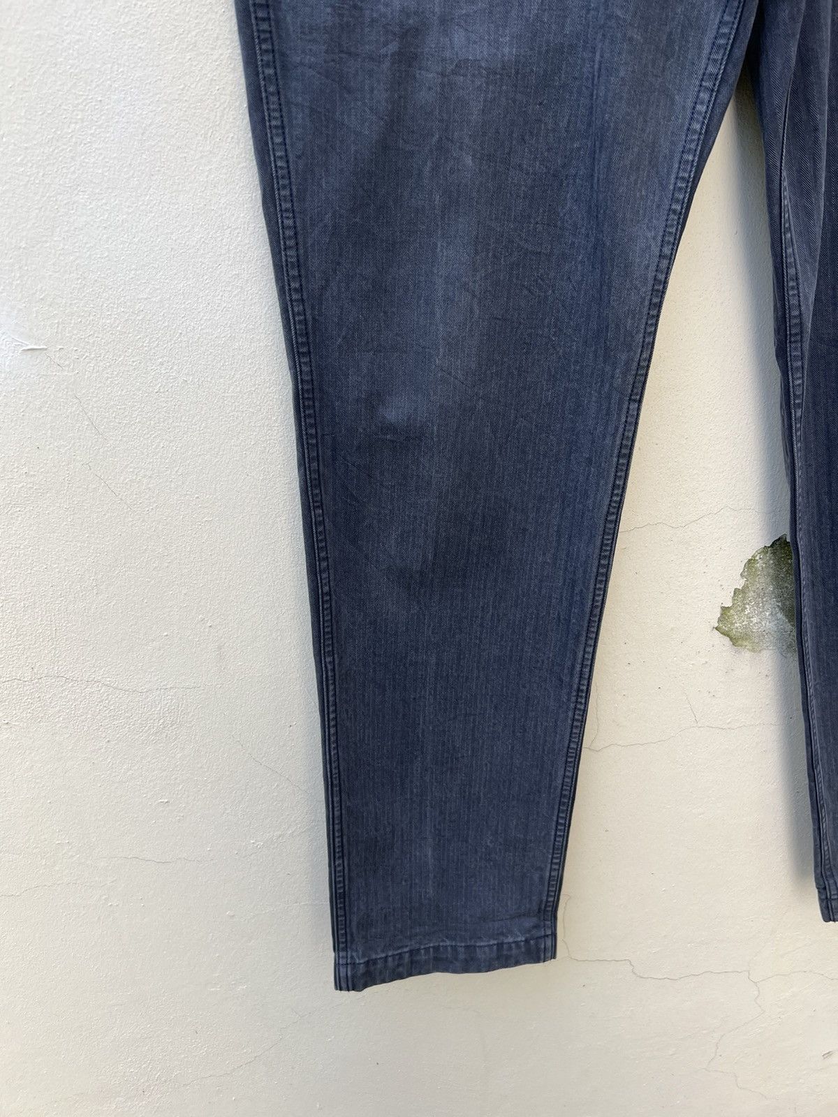 GOODENOUGH Madehectic Japan Sun Fade Navy Blue HBT Stripe Fatigue Pant Size US 32 / EU 48 - 8 Thumbnail