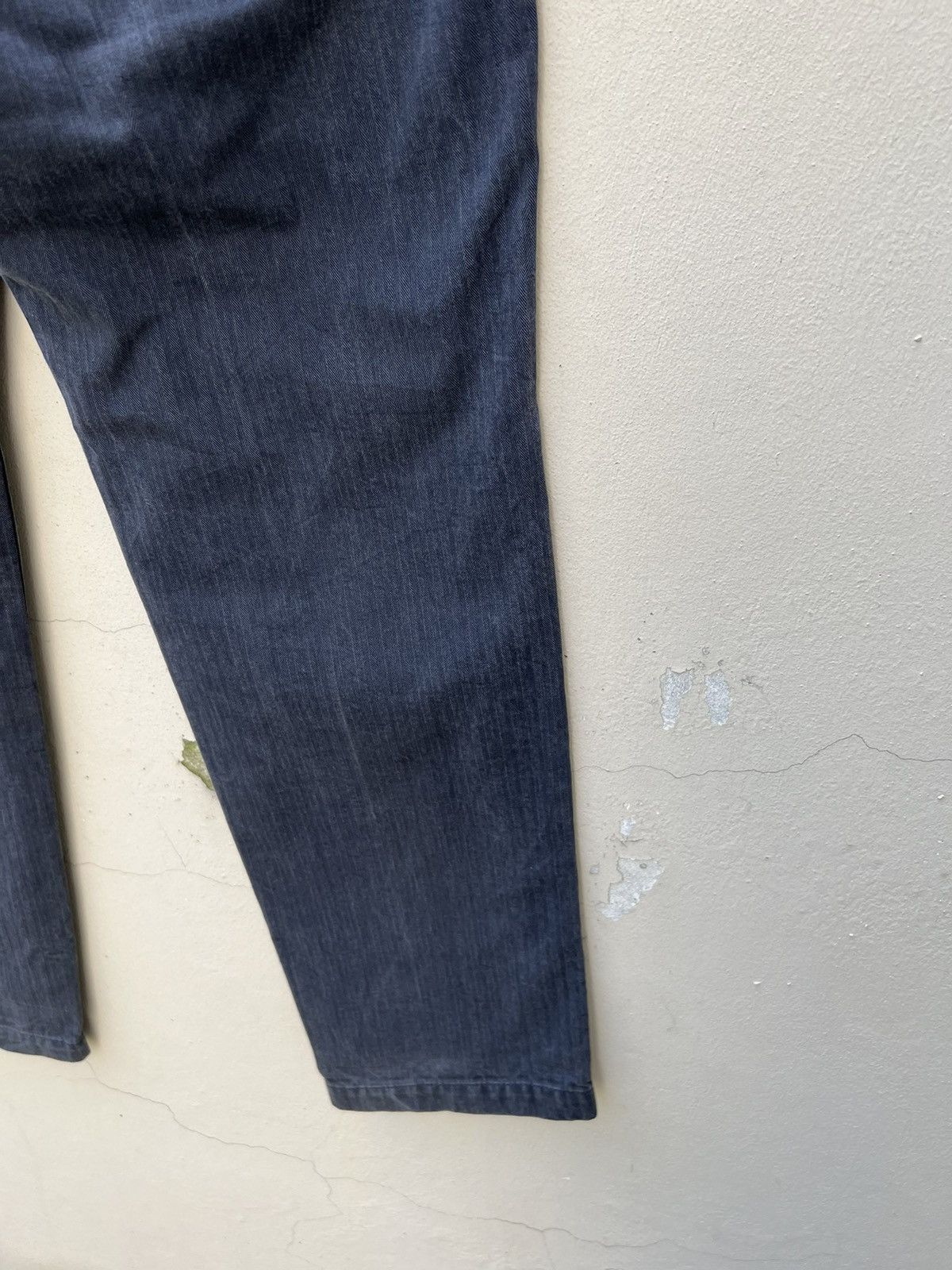 GOODENOUGH Madehectic Japan Sun Fade Navy Blue HBT Stripe Fatigue Pant Size US 32 / EU 48 - 20 Thumbnail