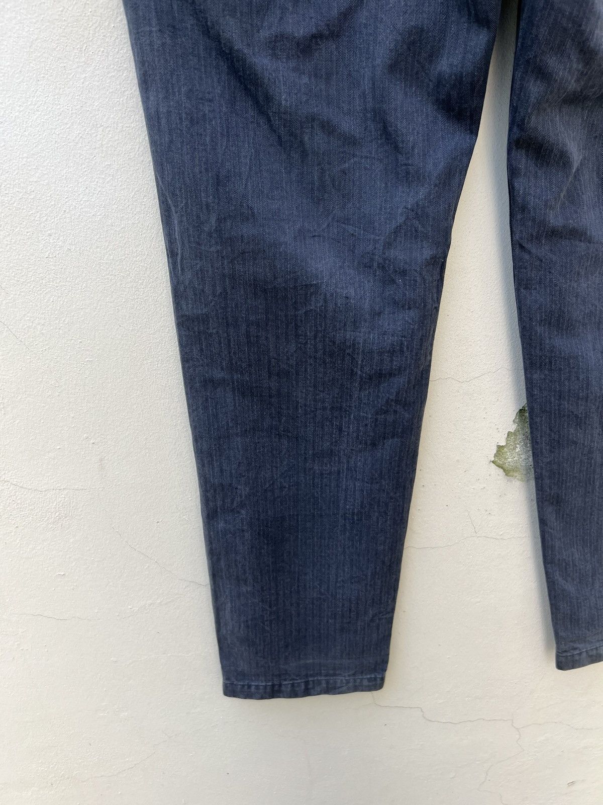 GOODENOUGH Madehectic Japan Sun Fade Navy Blue HBT Stripe Fatigue Pant Size US 32 / EU 48 - 17 Thumbnail