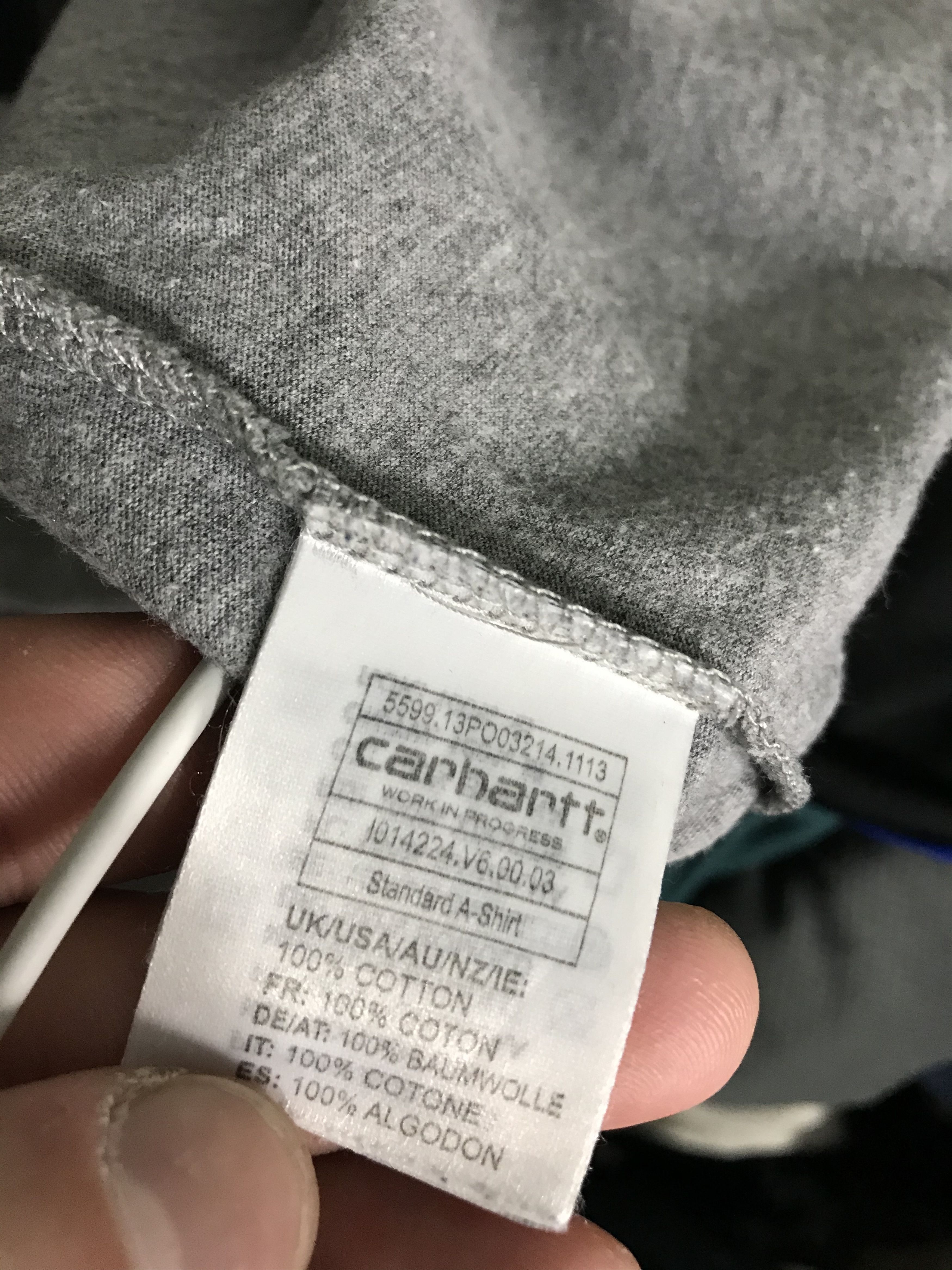 Carhartt CARHARTT Mens Sleeveless Standart A-Shirt Size US M / EU 48-50 / 2 - 5 Thumbnail