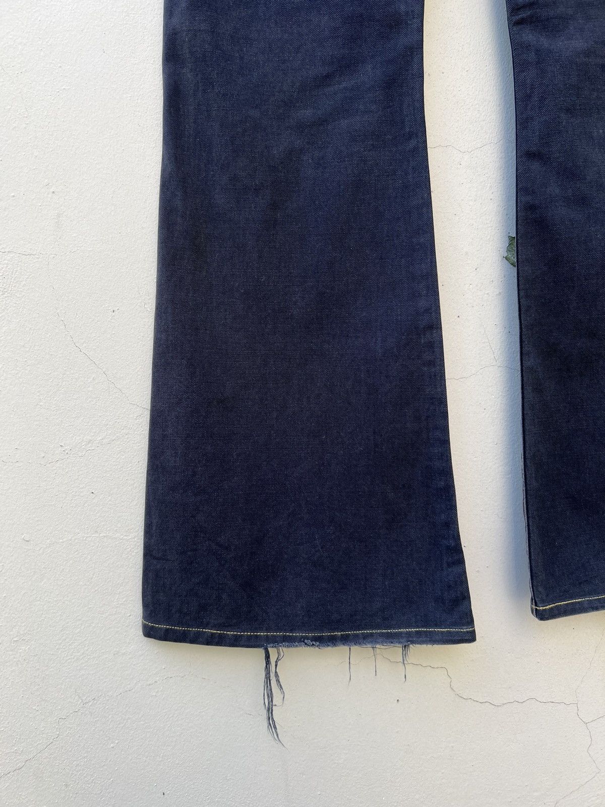 Edwin Vintage Edwin Japan Sun Fade Black Flare Jeans Westerner Size US 31 - 16 Thumbnail
