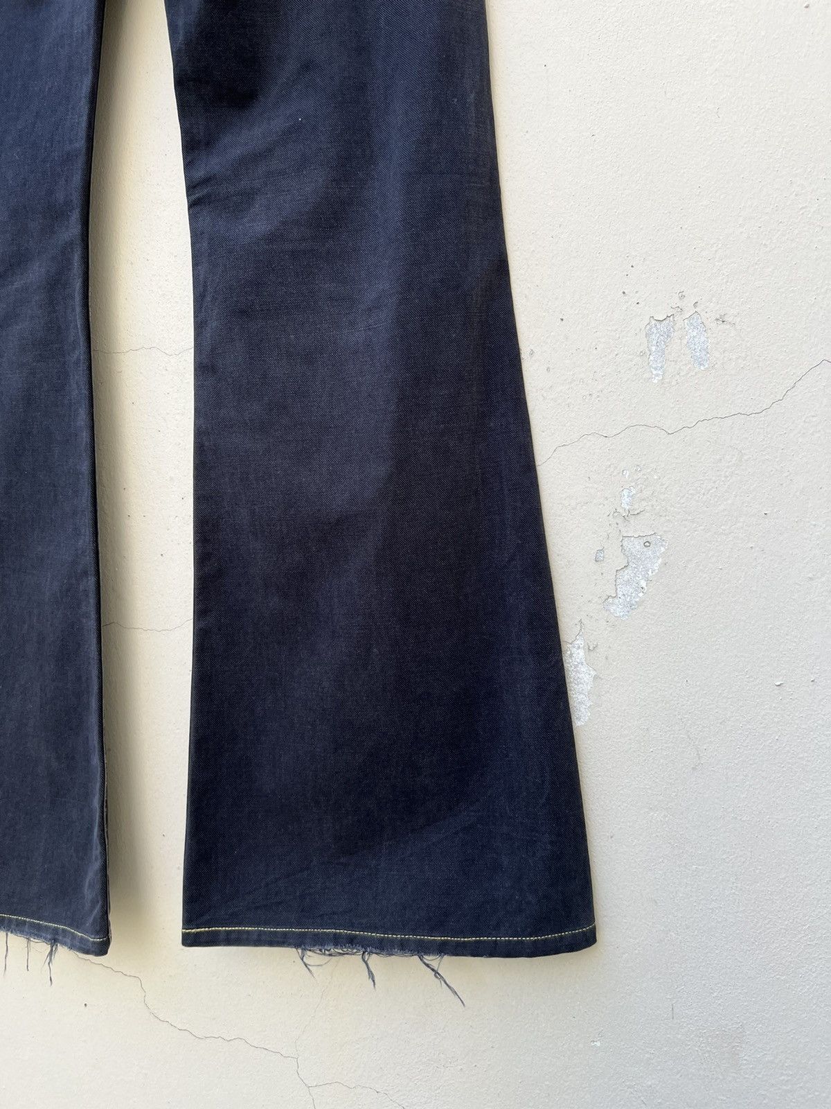 Edwin Vintage Edwin Japan Sun Fade Black Flare Jeans Westerner Size US 31 - 19 Thumbnail