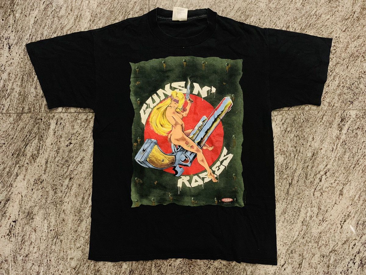 Vintage Guns N' Roses conart brockum tee rare