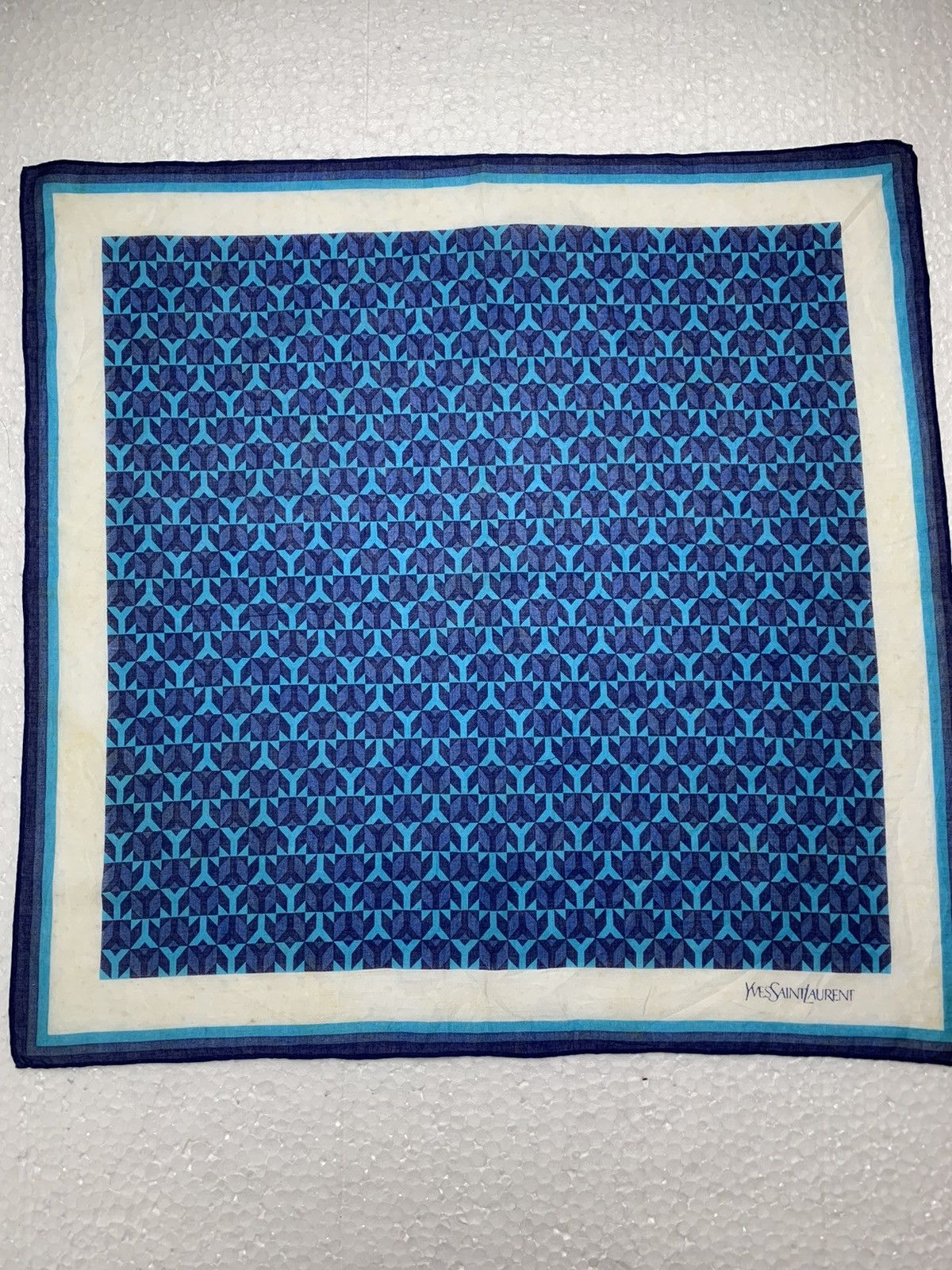 Yves Saint Laurent Yves Saint Laurent Neckerchief YSL Handkerchief Bandana Size ONE SIZE - 3 Thumbnail