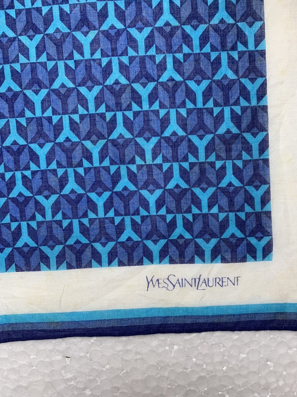 Yves Saint Laurent Yves Saint Laurent Neckerchief YSL Handkerchief Bandana Size ONE SIZE - 2 Thumbnail