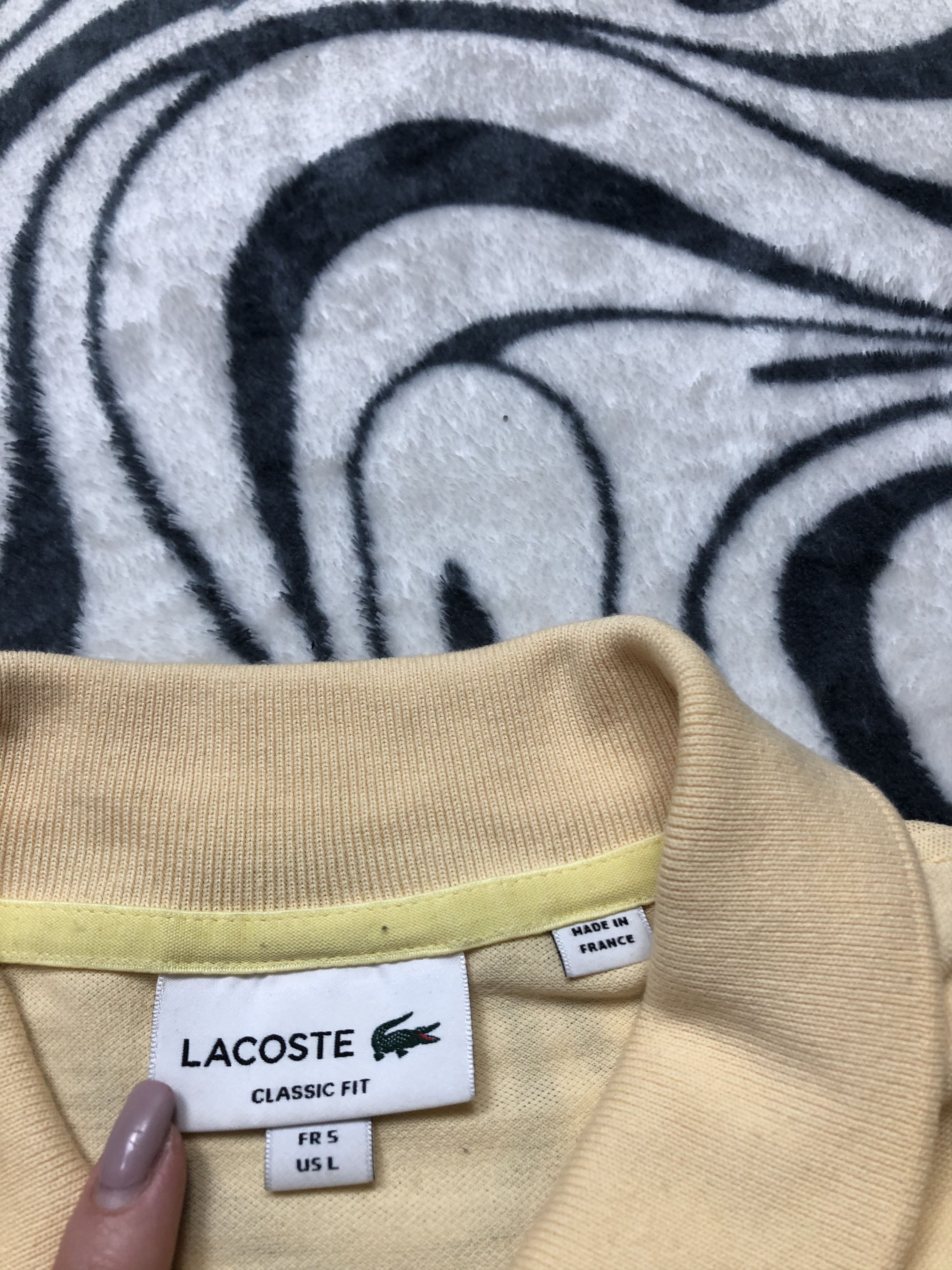 Lacoste Lacoste Mens Polo Shirt Made in France Size US L / EU 52-54 / 3 - 4 Thumbnail