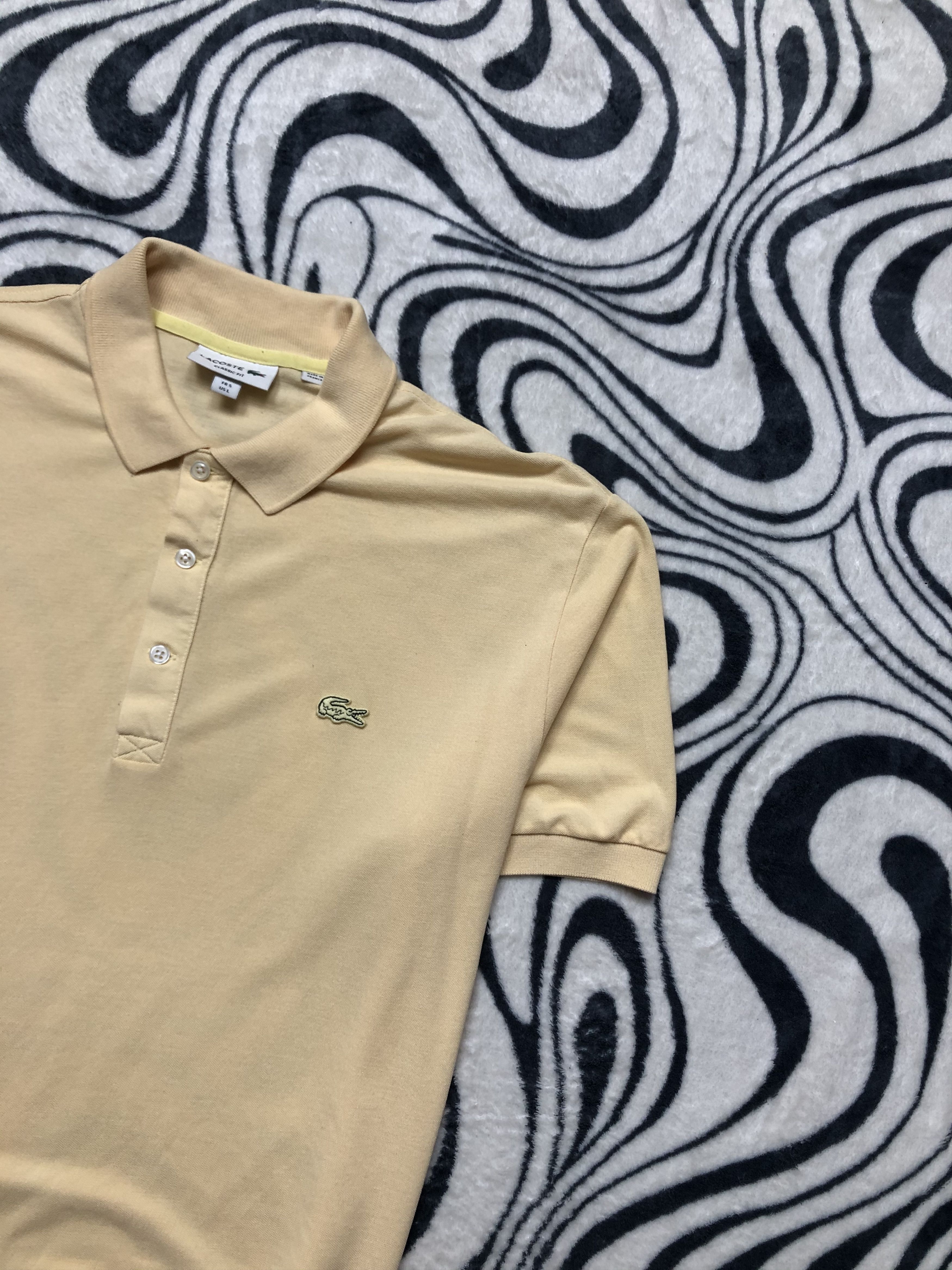Lacoste Lacoste Mens Polo Shirt Made in France Size US L / EU 52-54 / 3 - 2 Thumbnail