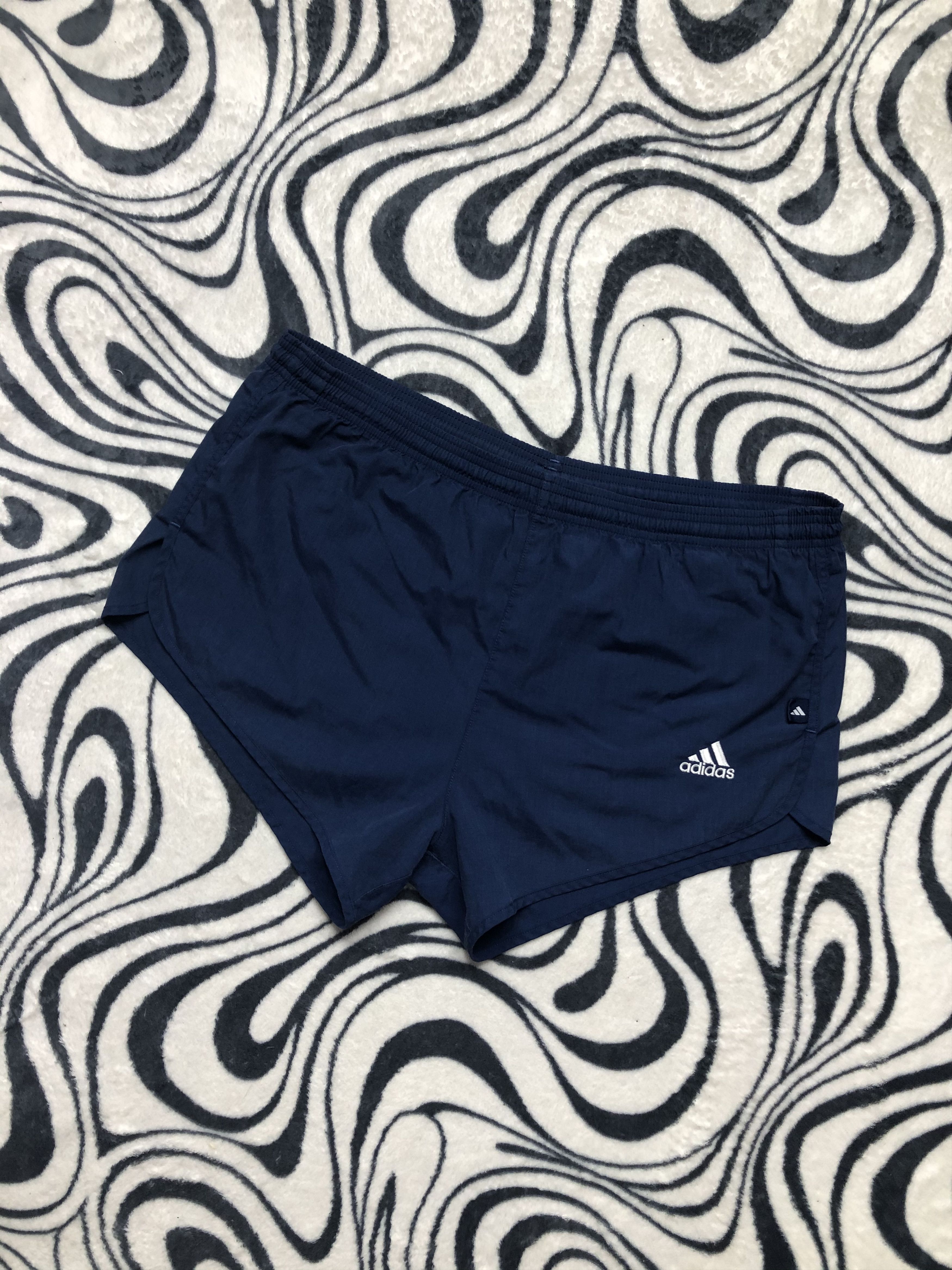Adidas × Vintage Adidas Vintage Mens Nylon Running Shorts Size US 32 / EU 48 - 1 Thumbnail