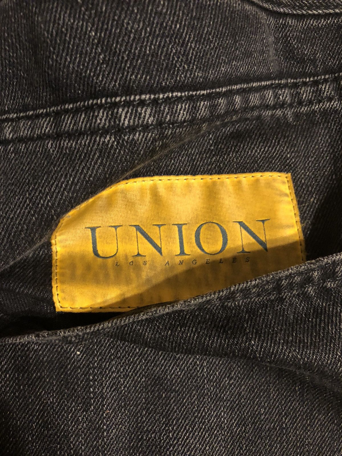 Union LA Union LA Denim Jeans Size IV (4) Black Washed Size US 36 / EU 52 - 7 Thumbnail