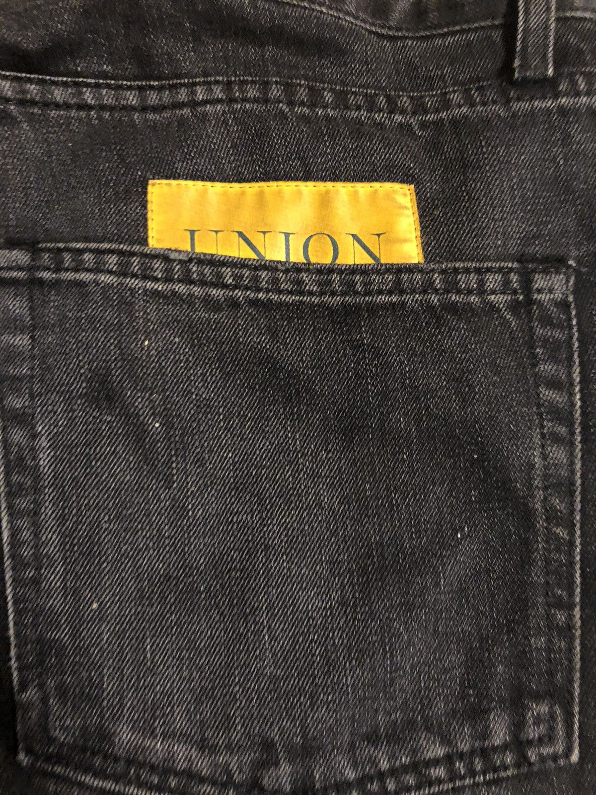 Union LA Denim Jeans Size IV (4) Black Washed