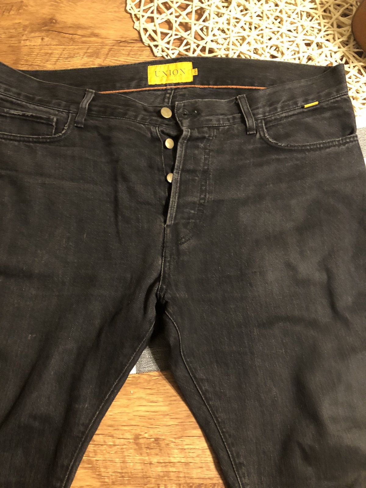 Union LA Union LA Denim Jeans Size IV (4) Black Washed Size US 36 / EU 52 - 2 Thumbnail