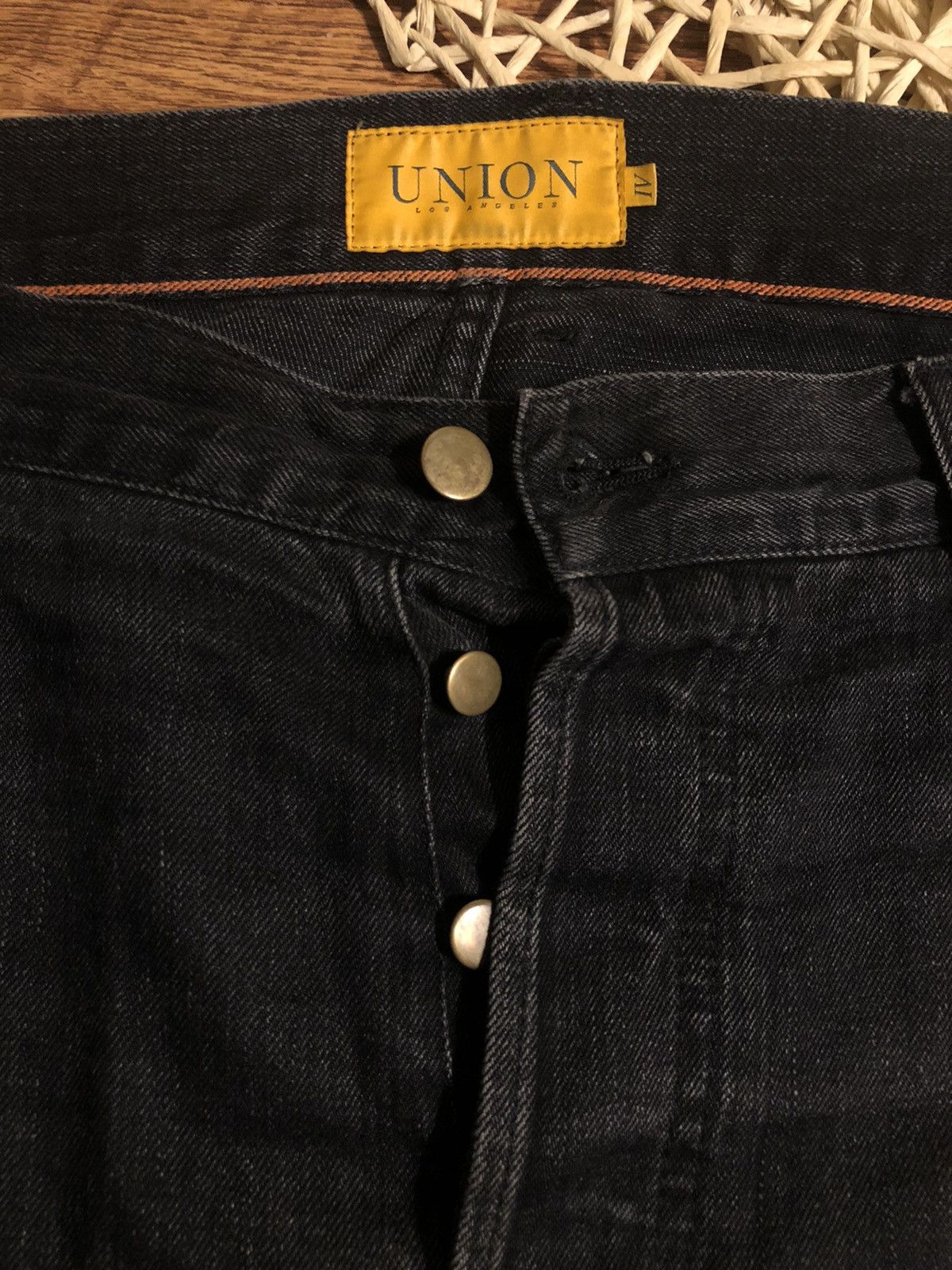 Union LA Union LA Denim Jeans Size IV (4) Black Washed Size US 36 / EU 52 - 4 Thumbnail