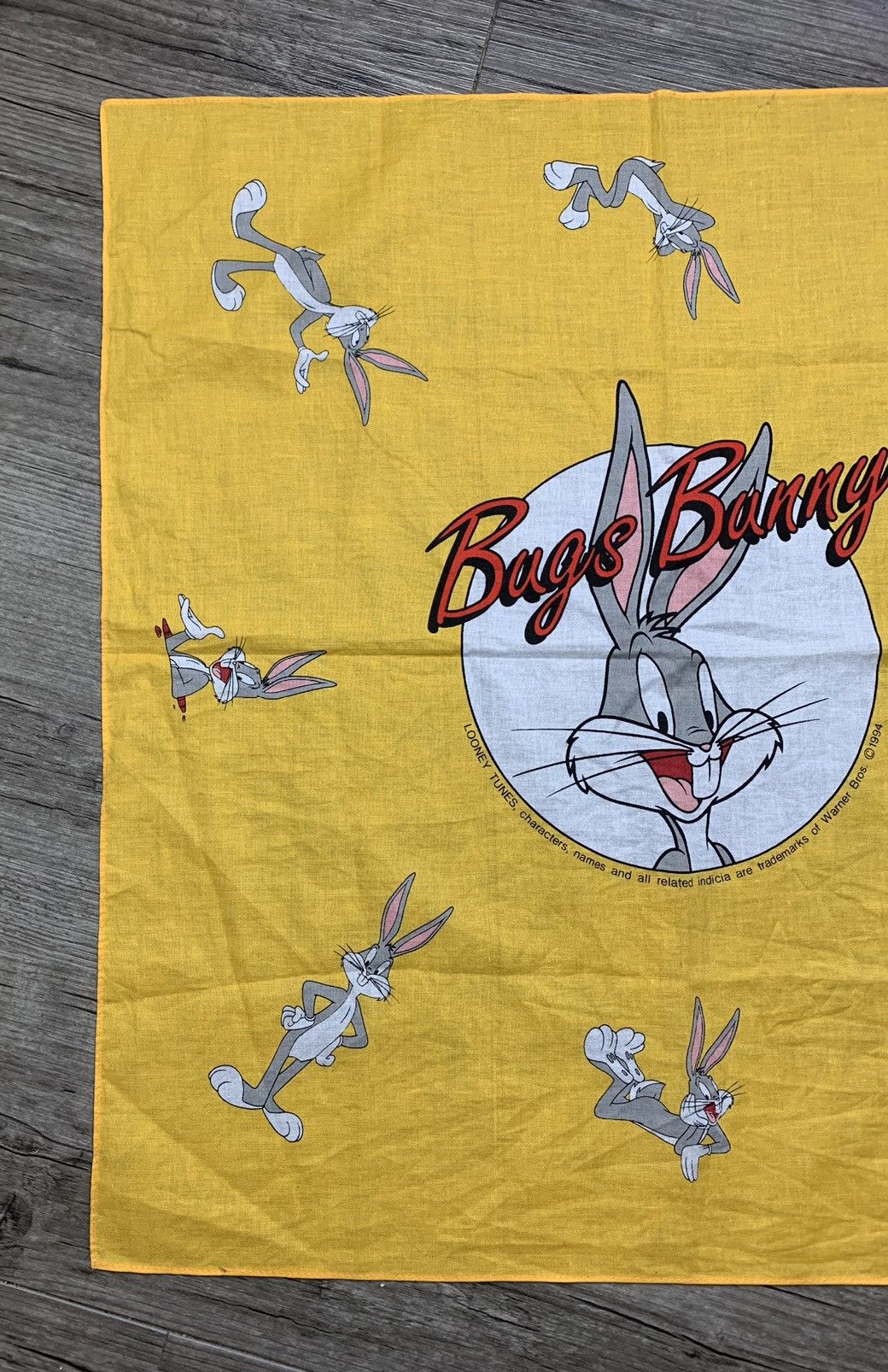 Warner Bros Bugs Bunny Handkerchief / Bandana / Neckerchief Size ONE SIZE - 4 Thumbnail
