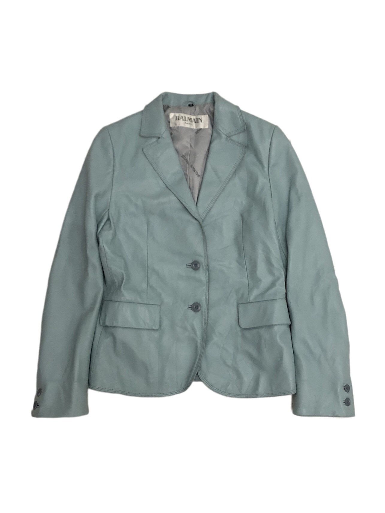 Balmain leather Blazer