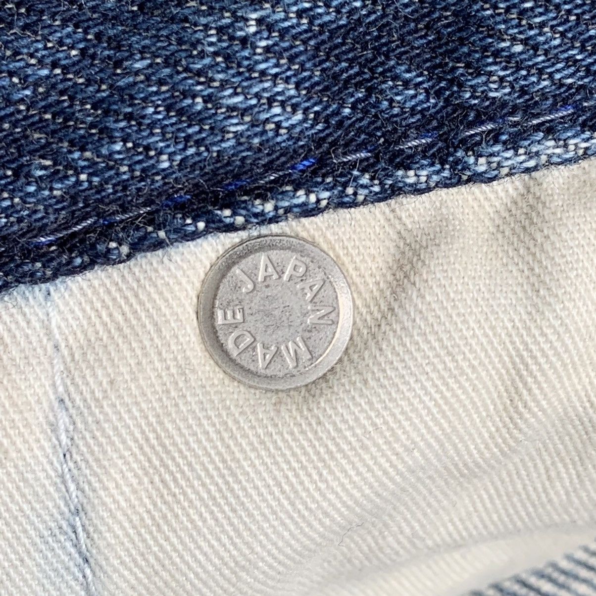 If Six Was Nine 2000s Aoiro Made In Nippon Distressed Denim Pants Size US 29 - 14 Thumbnail