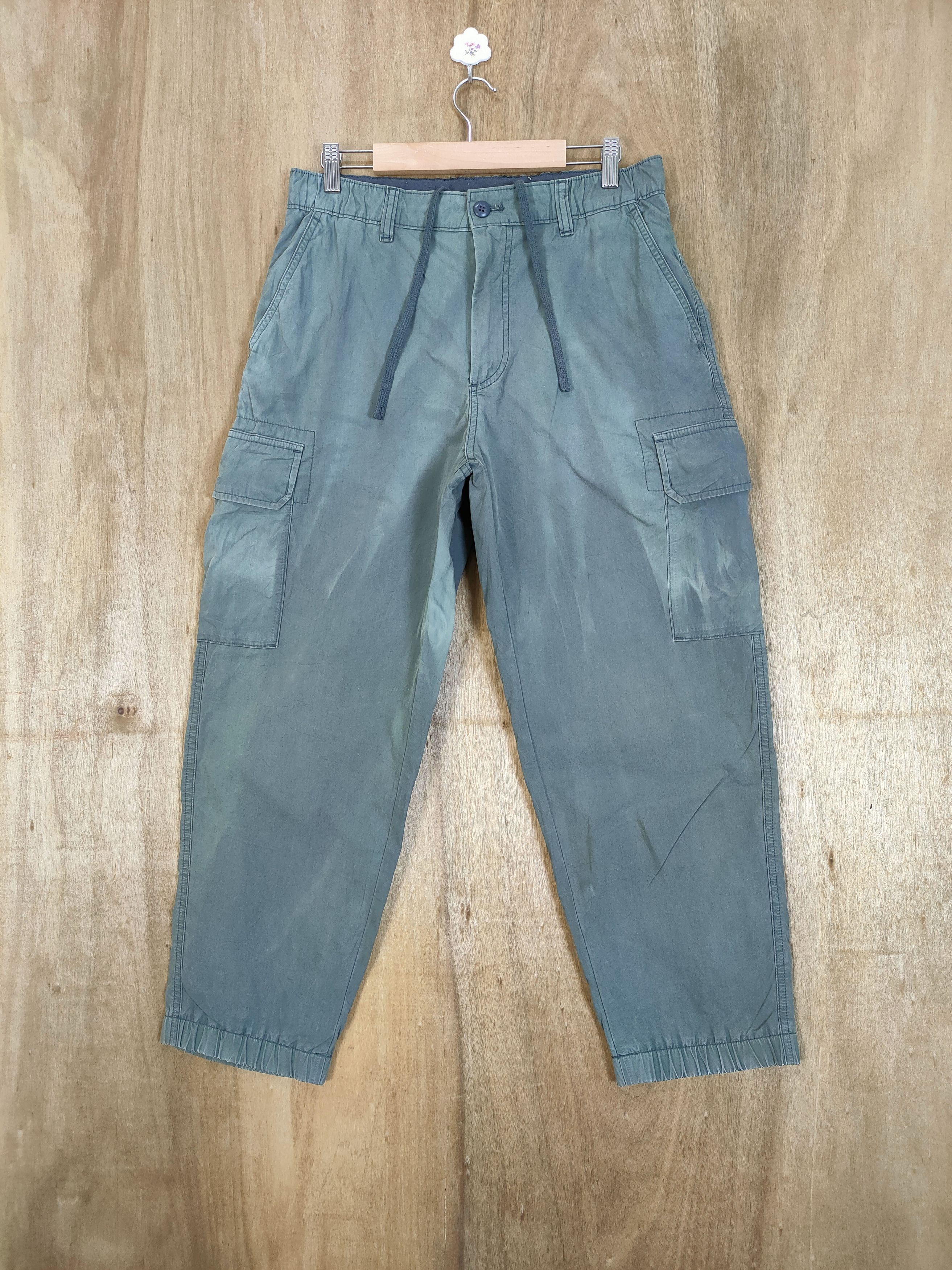 Japanese Brand × Vintage VINTAGE JAPANESE FADED BAGGY CARGO PANTS Size US 32 / EU 48 - 1 Thumbnail