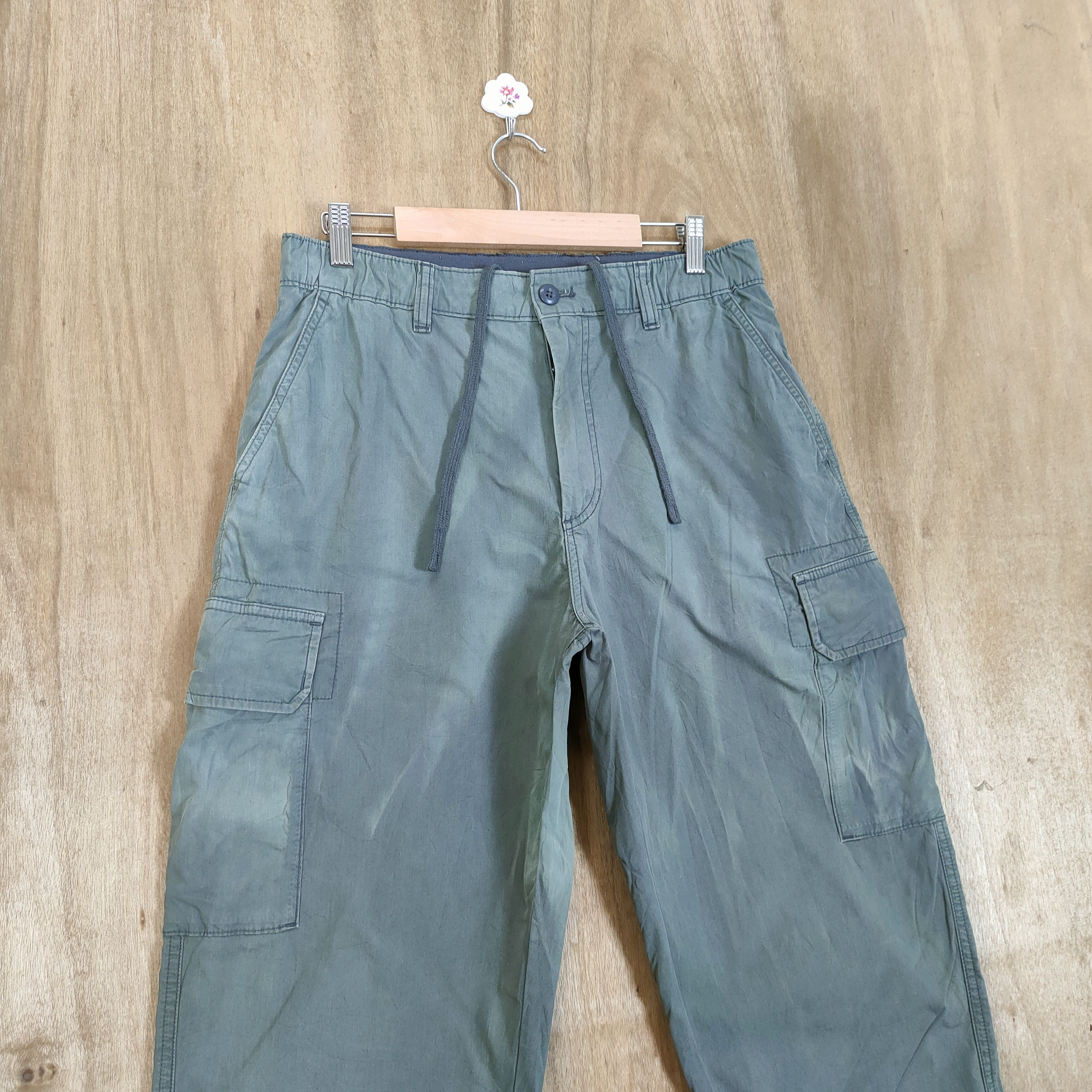 Japanese Brand × Vintage VINTAGE JAPANESE FADED BAGGY CARGO PANTS Size US 32 / EU 48 - 4 Thumbnail