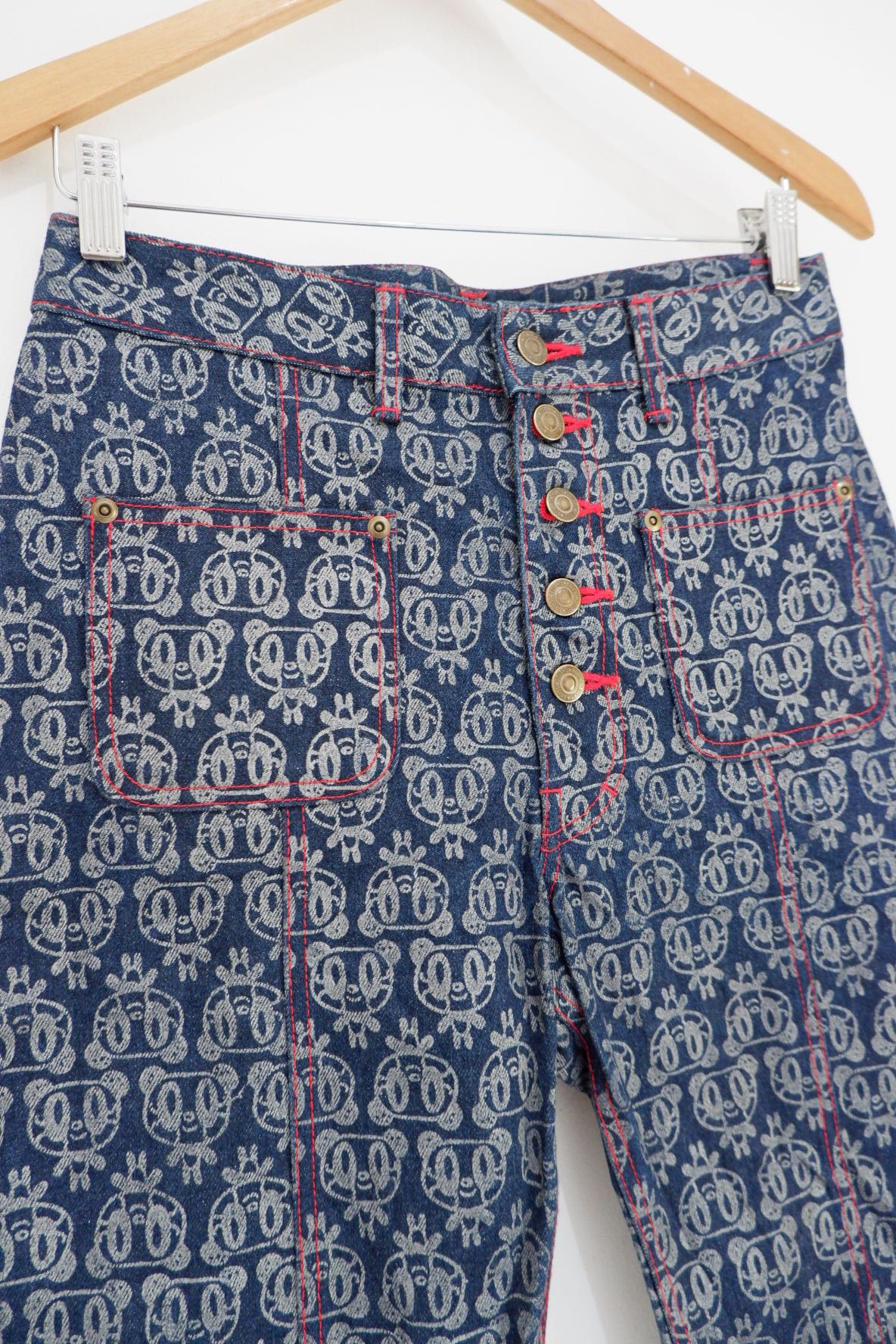 Hysteric Glamour Vintage Y2K Lovers House Printed Shorts Jeans Size US 30 / EU 46 - 3 Thumbnail