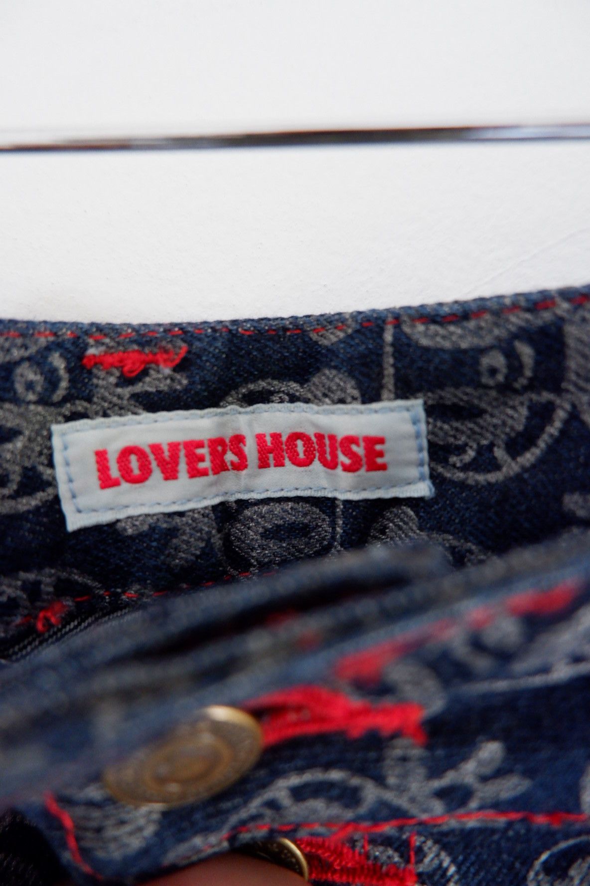 Hysteric Glamour Vintage Y2K Lovers House Printed Shorts Jeans Size US 30 / EU 46 - 6 Thumbnail