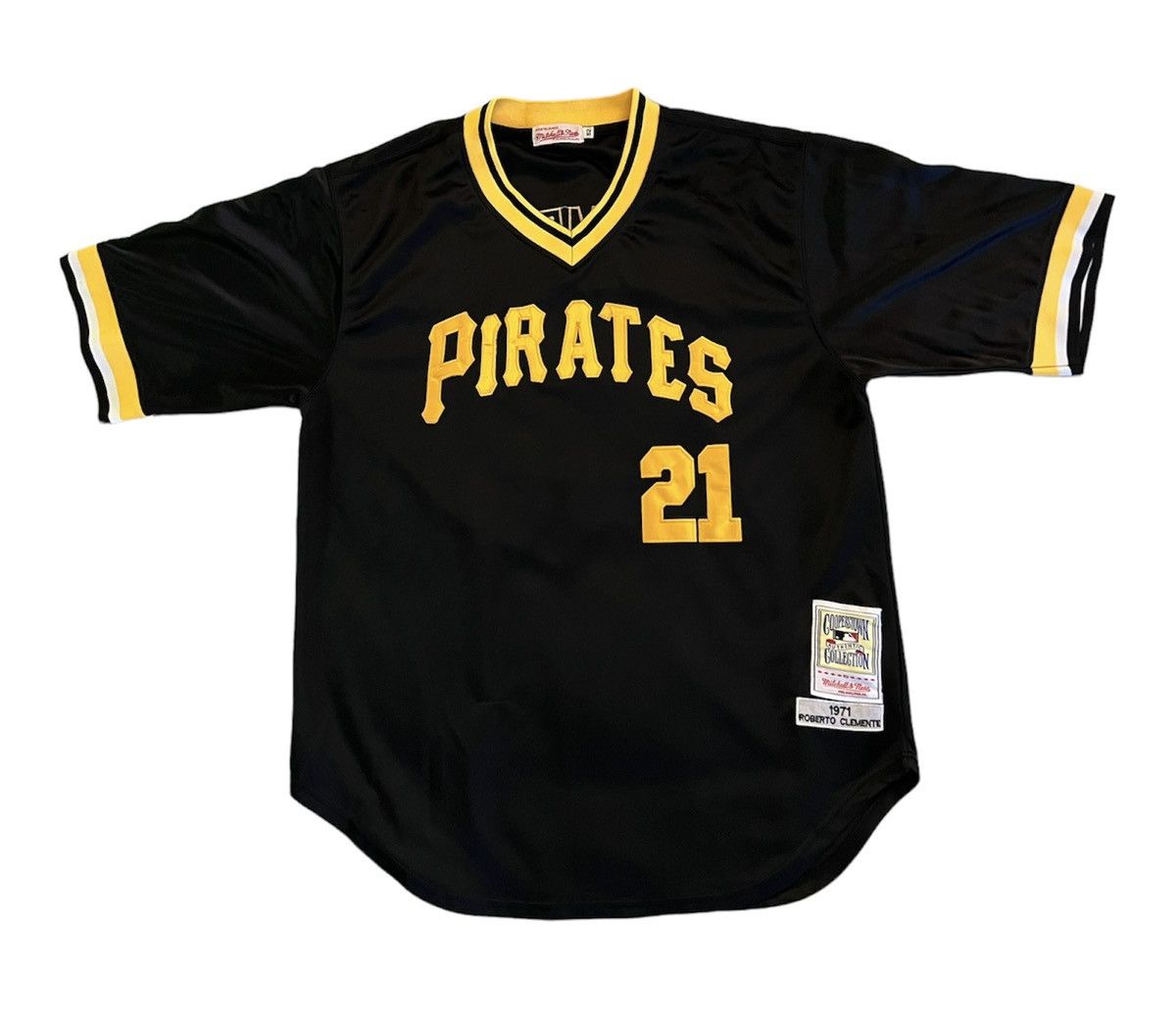 Authentic Mitchell & Ness 1971 Pittsburgh Pirates Roberto Clemente Jersey  52 XXL