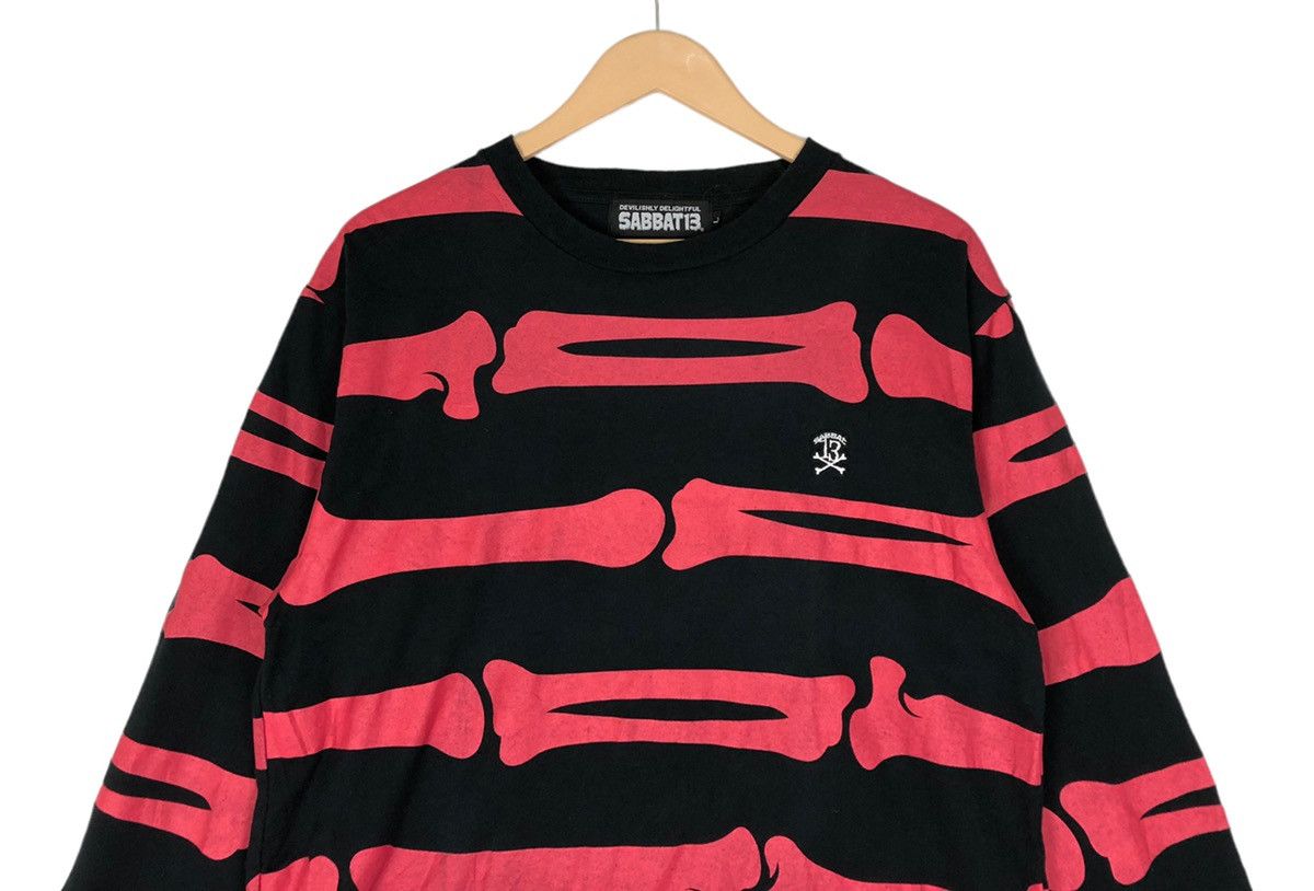 Japanese Brand Japanese Brand Sabbat13 Bones Longsleeve T shirt Size US L / EU 52-54 / 3 - 3 Thumbnail