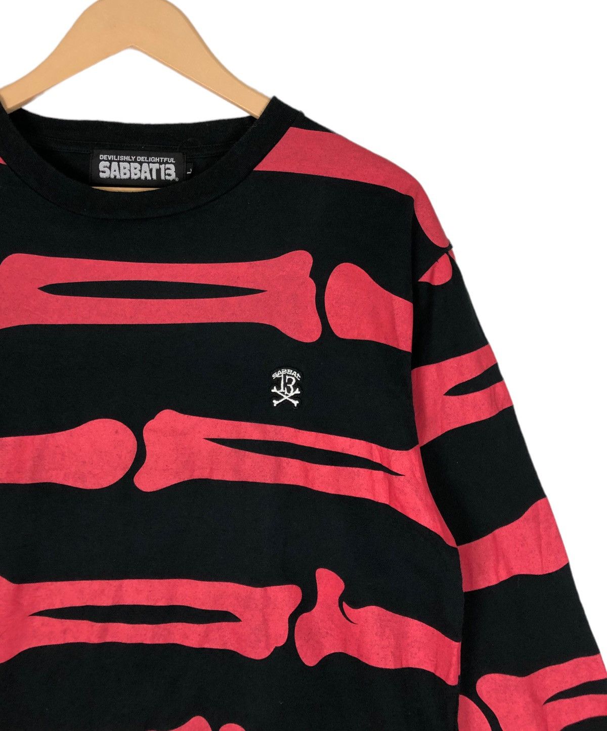 Japanese Brand Japanese Brand Sabbat13 Bones Longsleeve T shirt Size US L / EU 52-54 / 3 - 6 Thumbnail