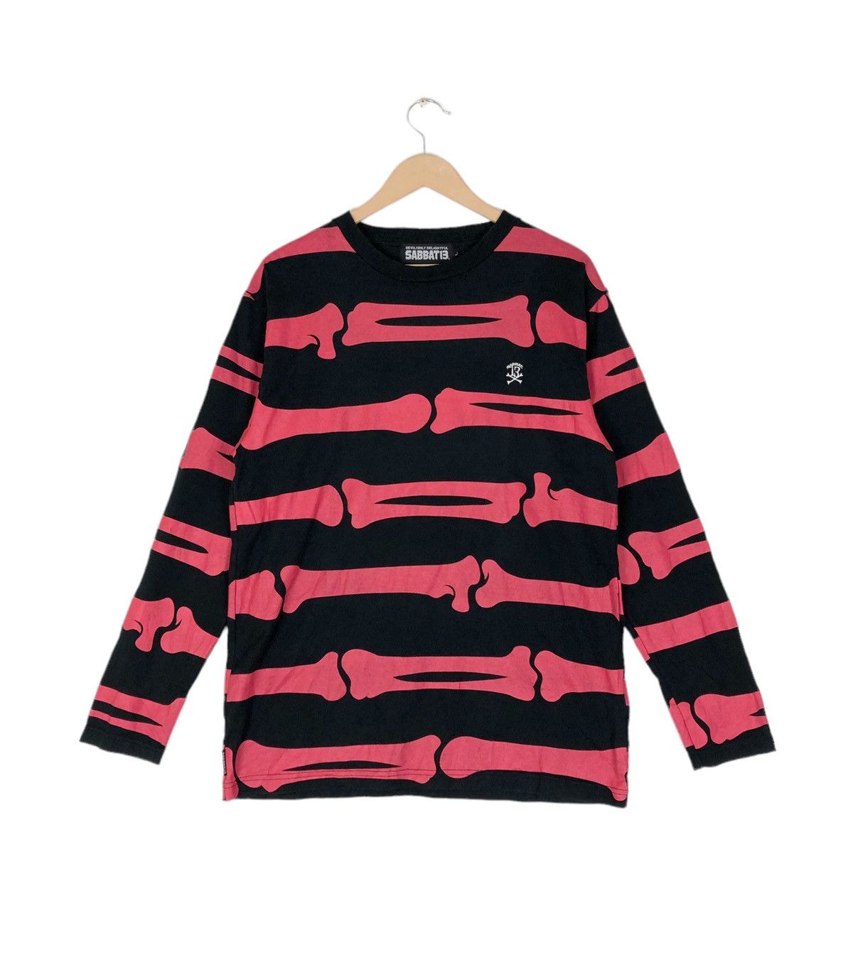 Japanese Brand Japanese Brand Sabbat13 Bones Longsleeve T shirt Size US L / EU 52-54 / 3 - 1 Thumbnail