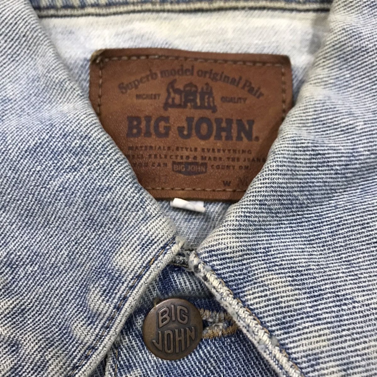 Big John Vintage 80/90s Big John Denim Jacket Size US S / EU 44-46 / 1 - 9 Thumbnail