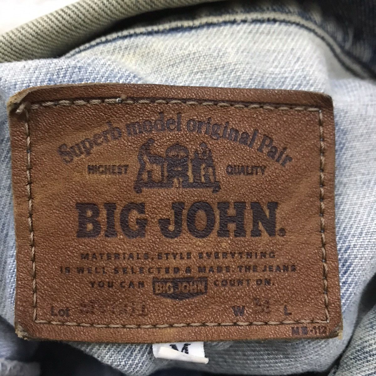 Big John Vintage 80/90s Big John Denim Jacket Size US S / EU 44-46 / 1 - 12 Thumbnail