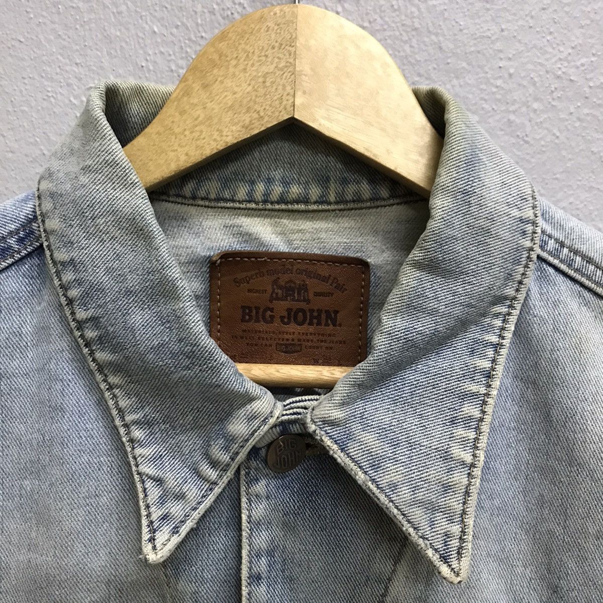 Big John Vintage 80/90s Big John Denim Jacket Size US S / EU 44-46 / 1 - 5 Thumbnail