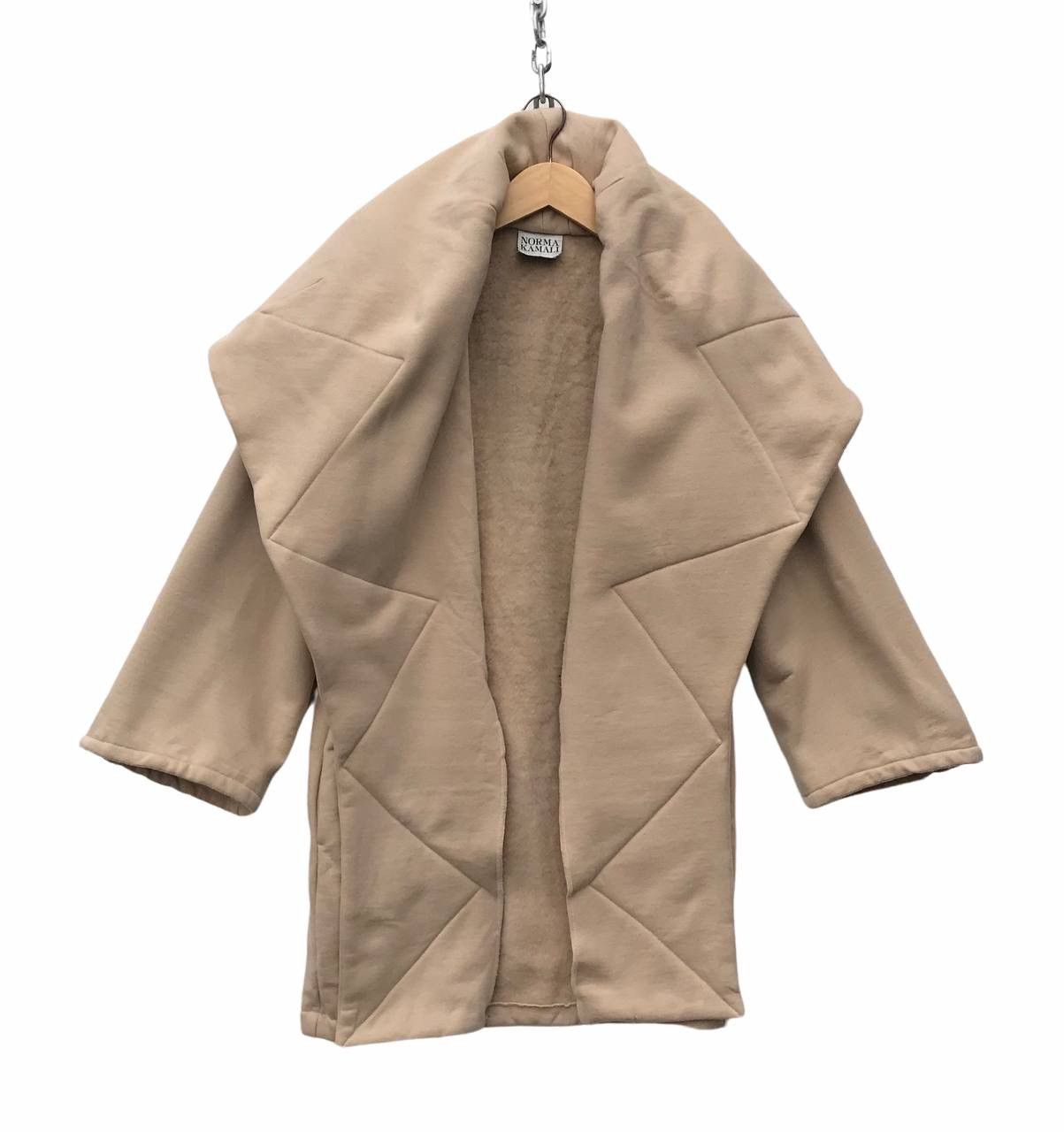 Designer Rare Norma Kamali Waterfall Collar Jacket Size US M / EU 48-50 / 2 - 1 Thumbnail