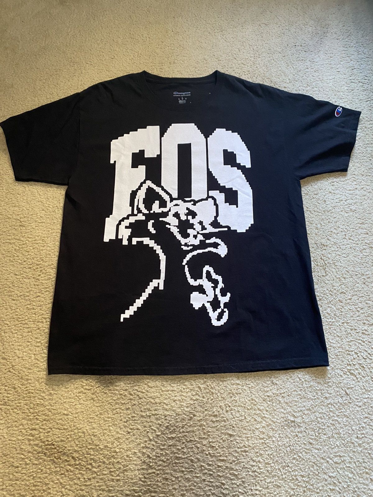 Virgil Abloh Virgil Abloh Brooklyn Museum FOS Cat Pyrex Tee