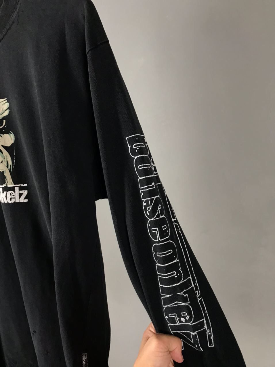 Other × Vintage Bohse Onkelz Big Logo Vintage Long Sleeve Size US L / EU 52-54 / 3 - 10 Thumbnail