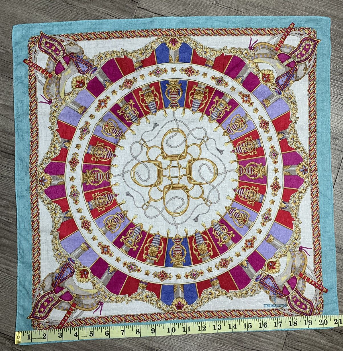 Trussardi Vintage Trussardi Handkerchief / Bandana / Neckerchief Size ONE SIZE - 5 Thumbnail