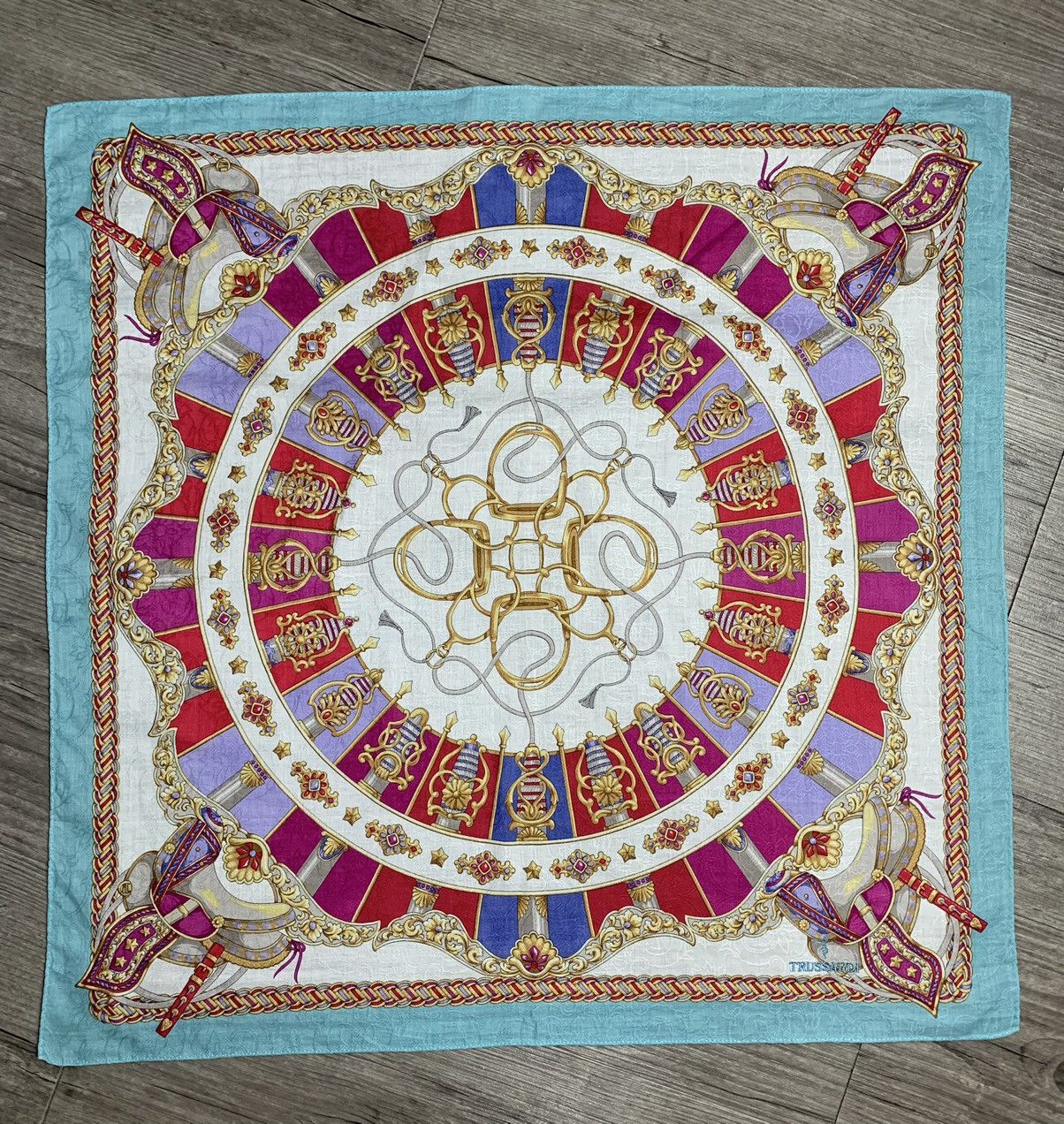 Trussardi Vintage Trussardi Handkerchief / Bandana / Neckerchief Size ONE SIZE - 2 Thumbnail