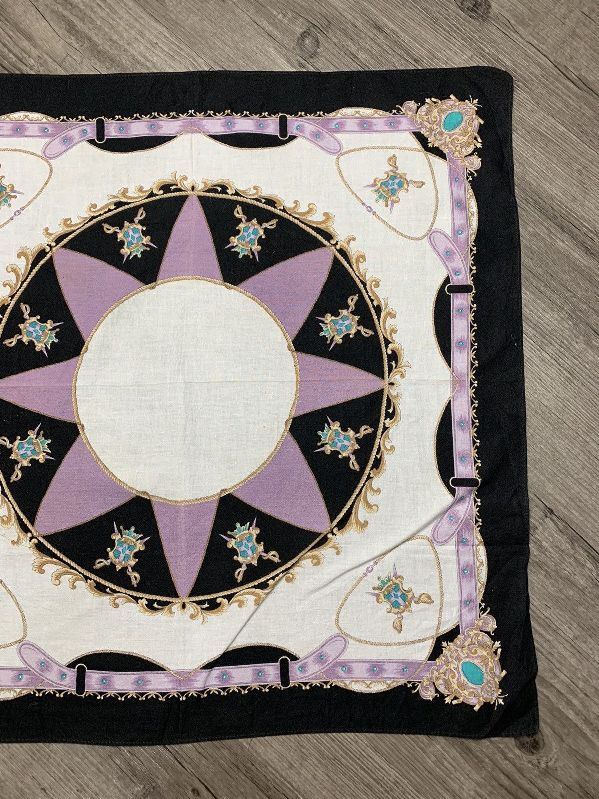 Vintage Art Handkerchief Bandana Neckerchief Size ONE SIZE - 3 Thumbnail