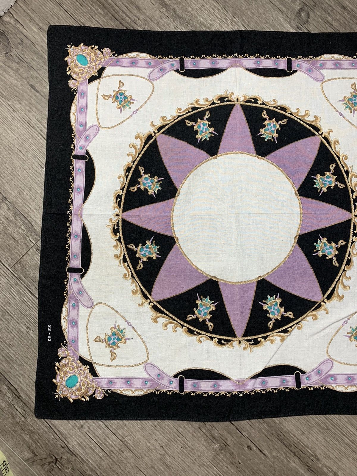 Vintage Art Handkerchief Bandana Neckerchief Size ONE SIZE - 4 Thumbnail