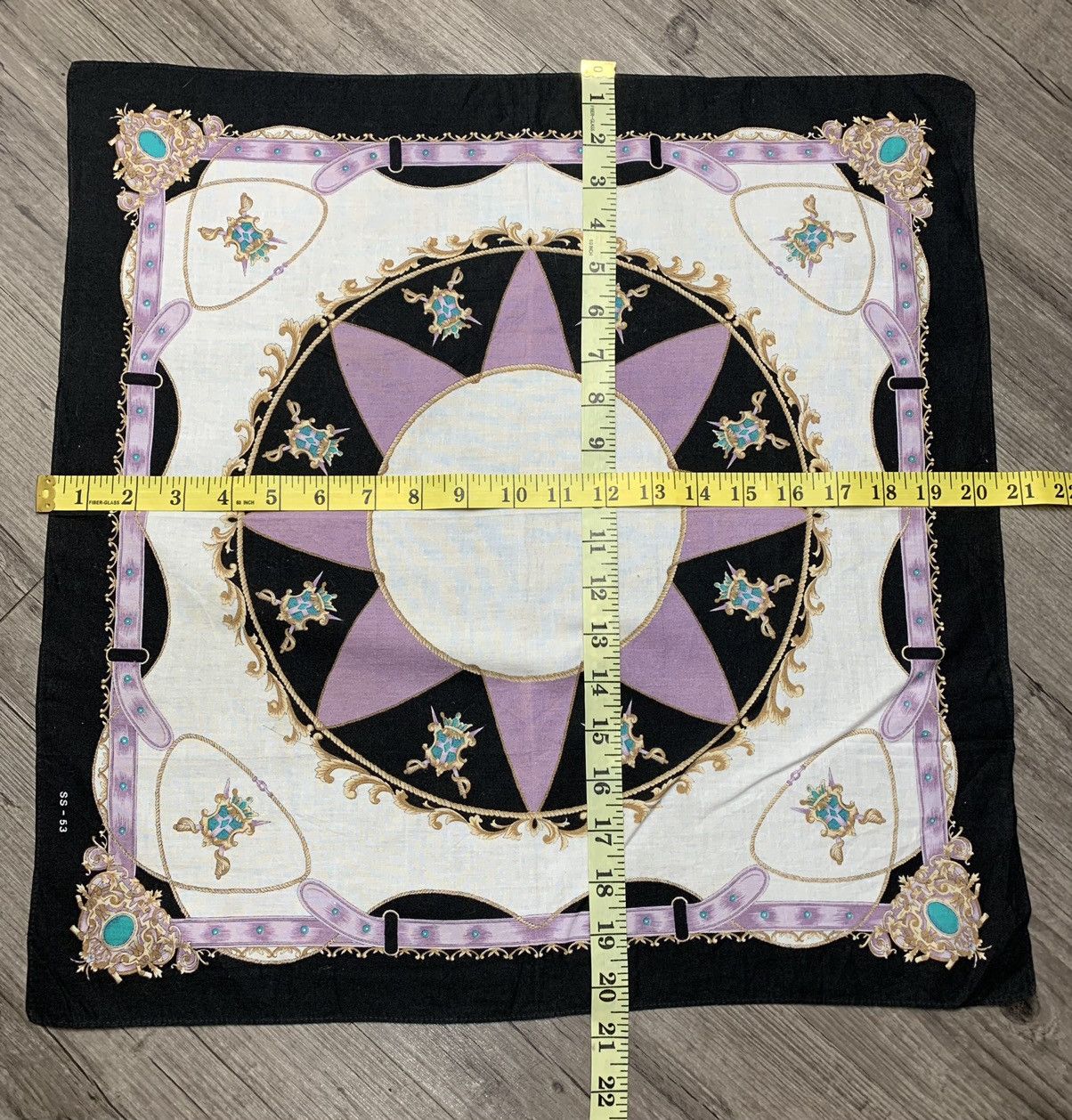 Vintage Art Handkerchief Bandana Neckerchief Size ONE SIZE - 6 Thumbnail