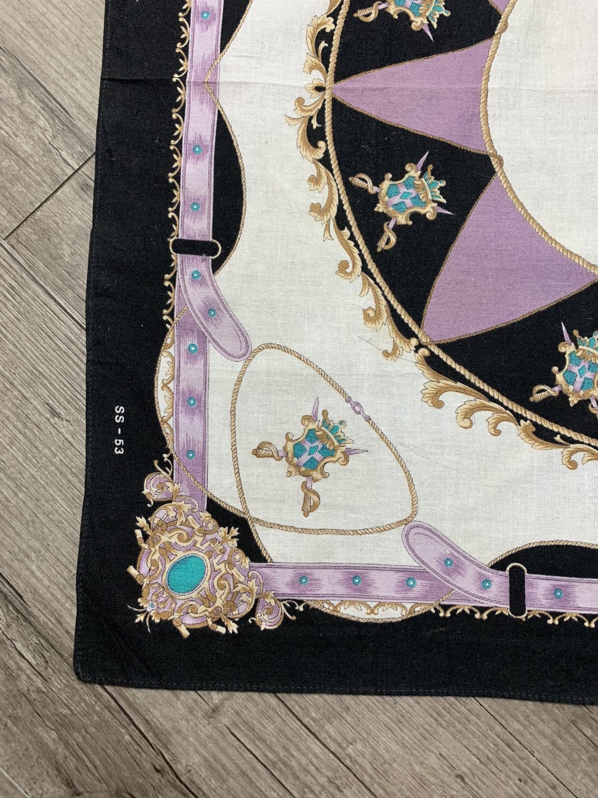 Vintage Art Handkerchief Bandana Neckerchief Size ONE SIZE - 5 Thumbnail