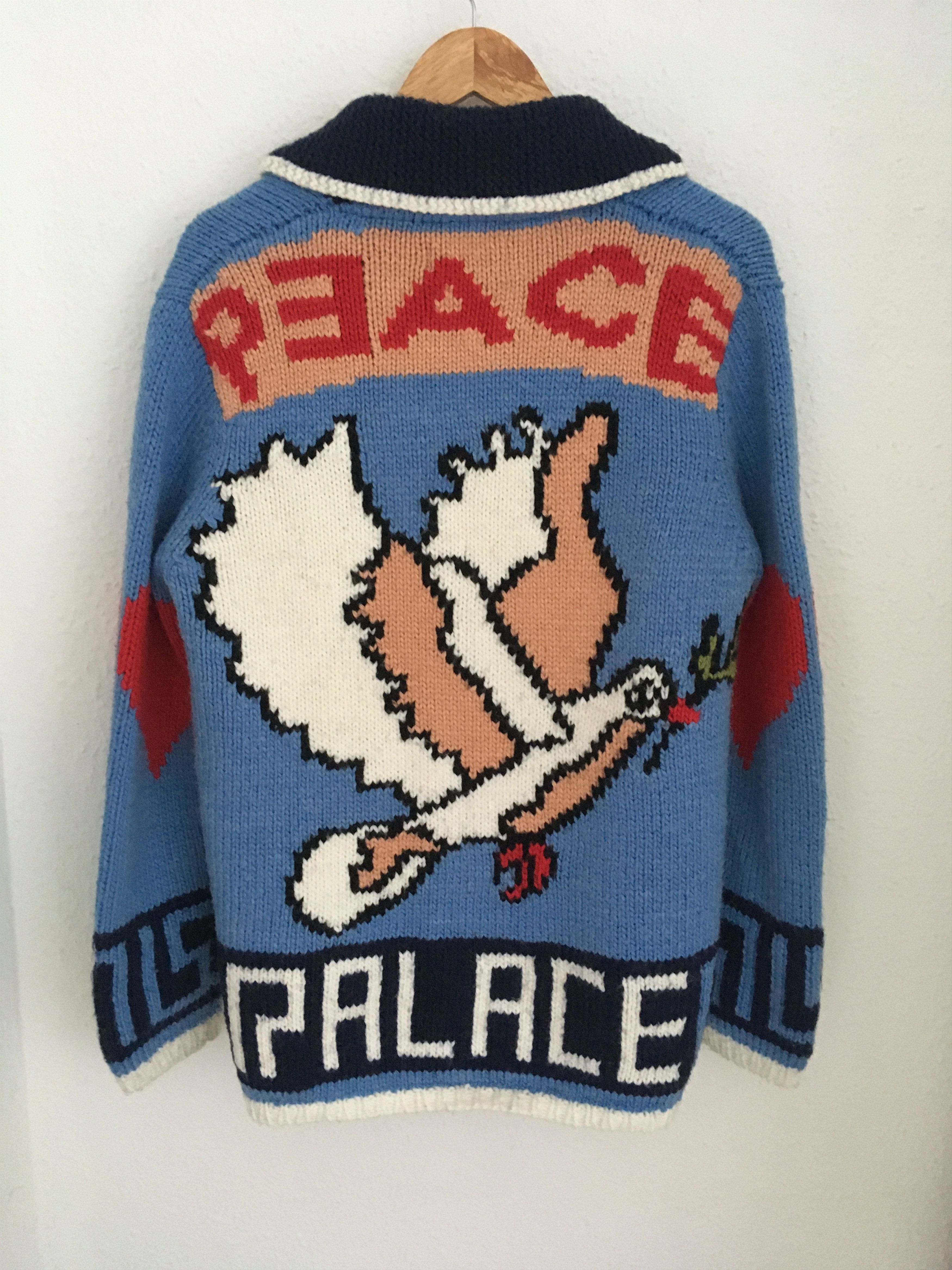 Palace S - Peaced Out Knit 2018 | Grailed