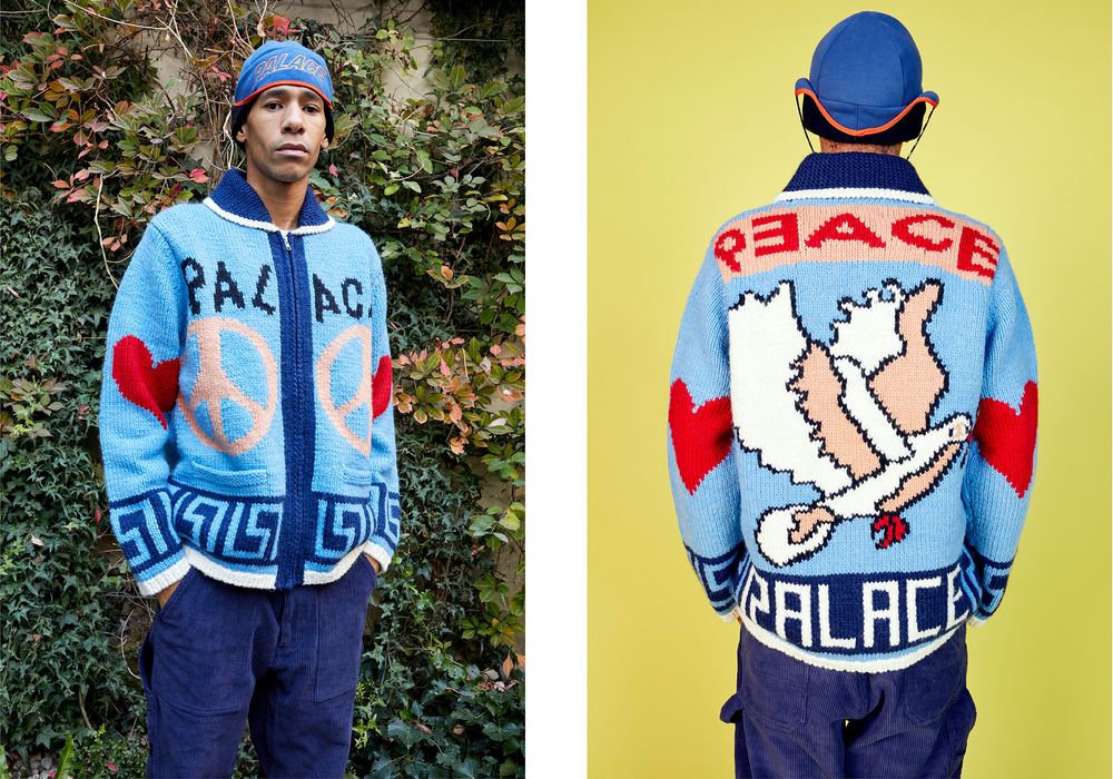 Palace S - Peaced Out Knit 2018 | Grailed